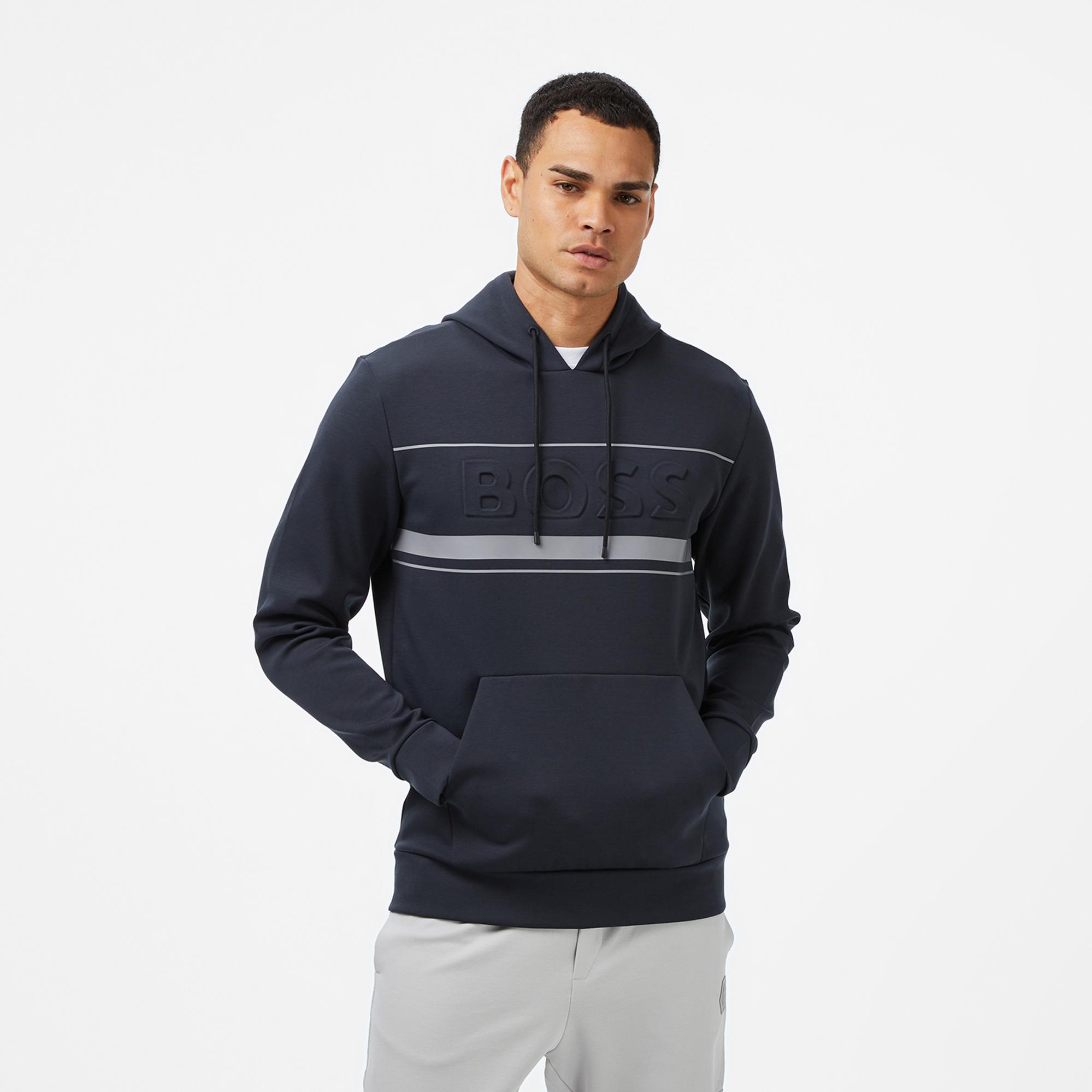 Boss Soody Erkek Koyu Mavi Sweatshirt