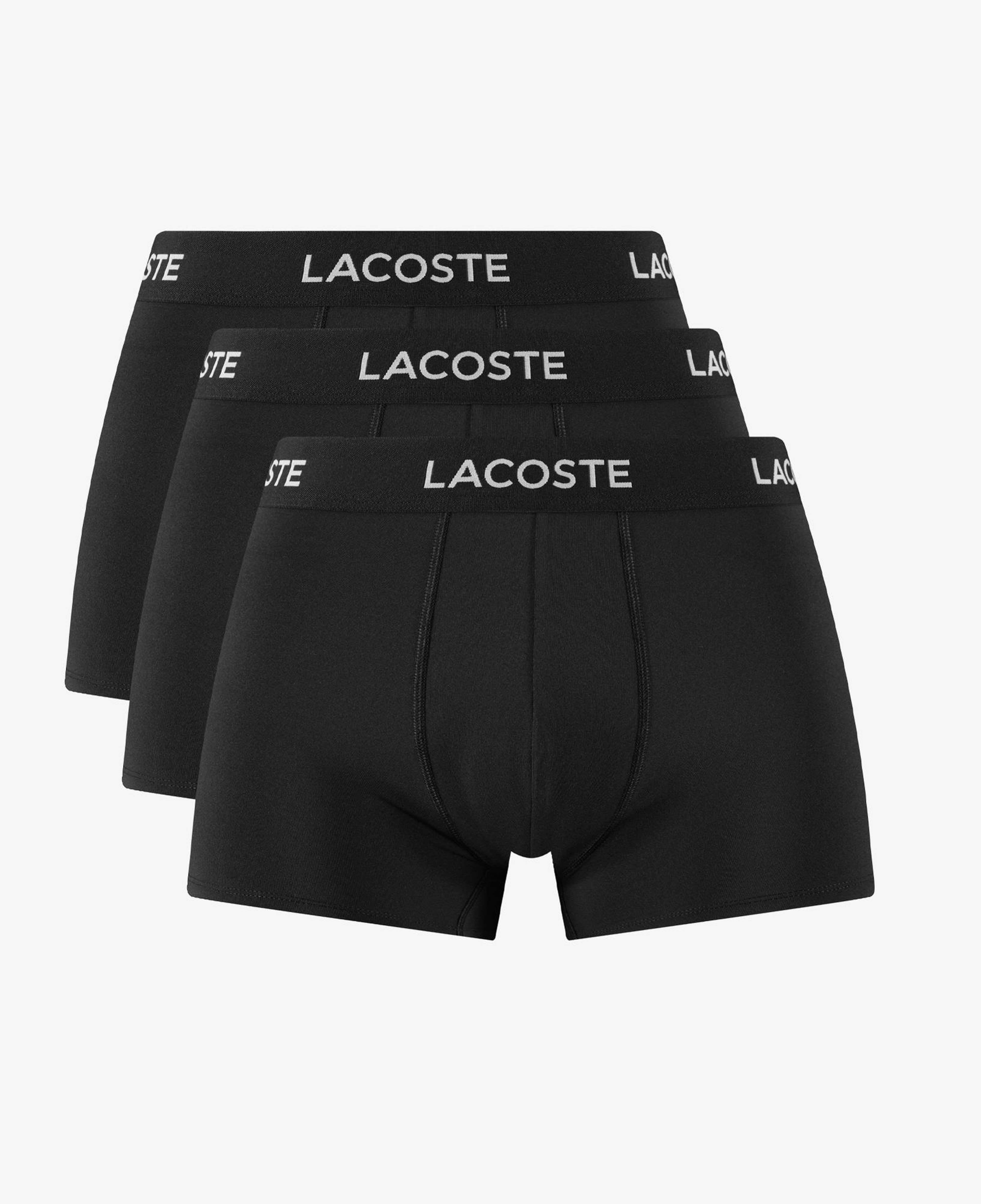 Lacoste Erkek 3'lü Siyah Boxer