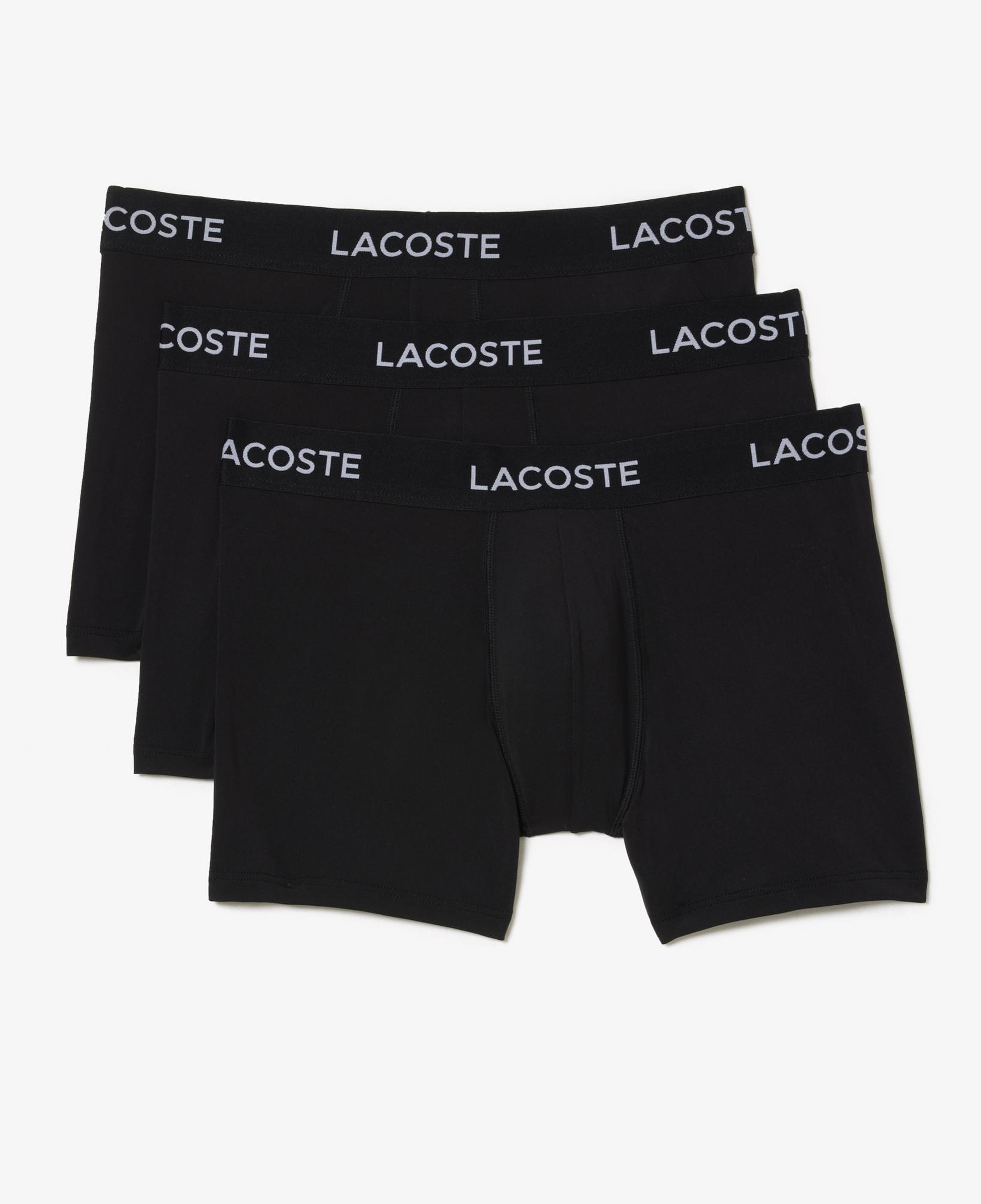 Lacoste Erkek 3'lü Siyah Boxer