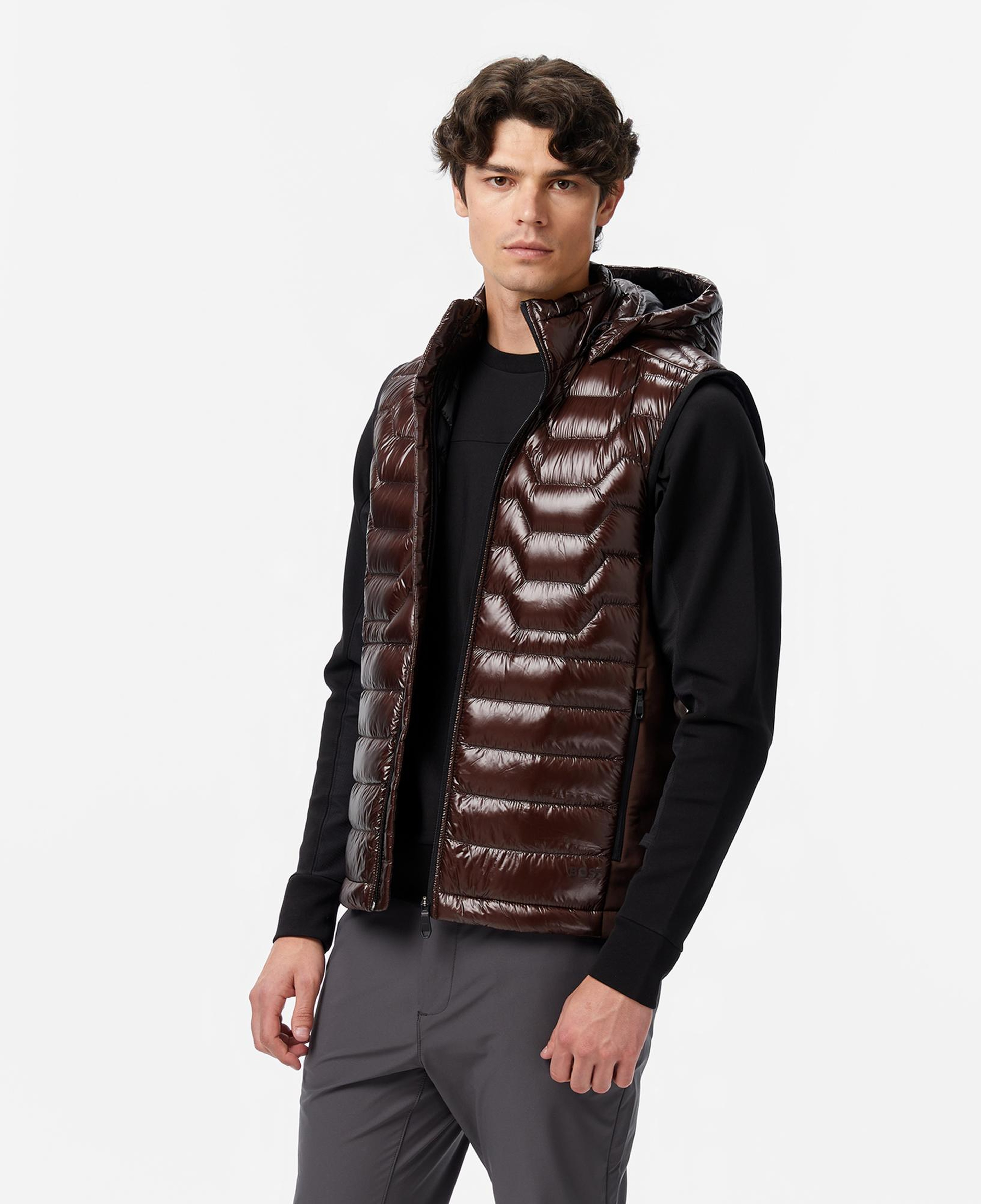 Boss Erkek Kahverengi Yelek