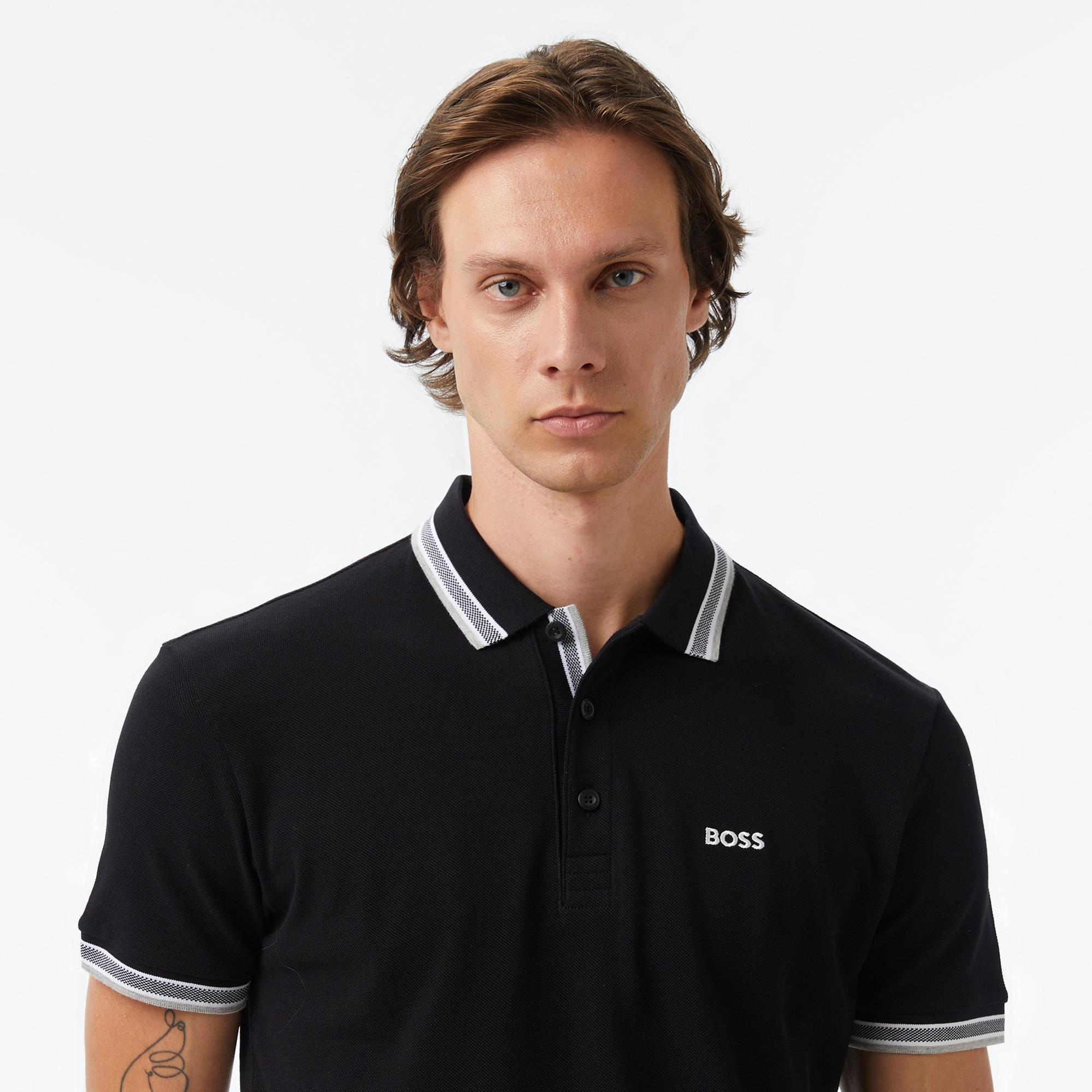 Boss Paddy Erkek Siyah Polo