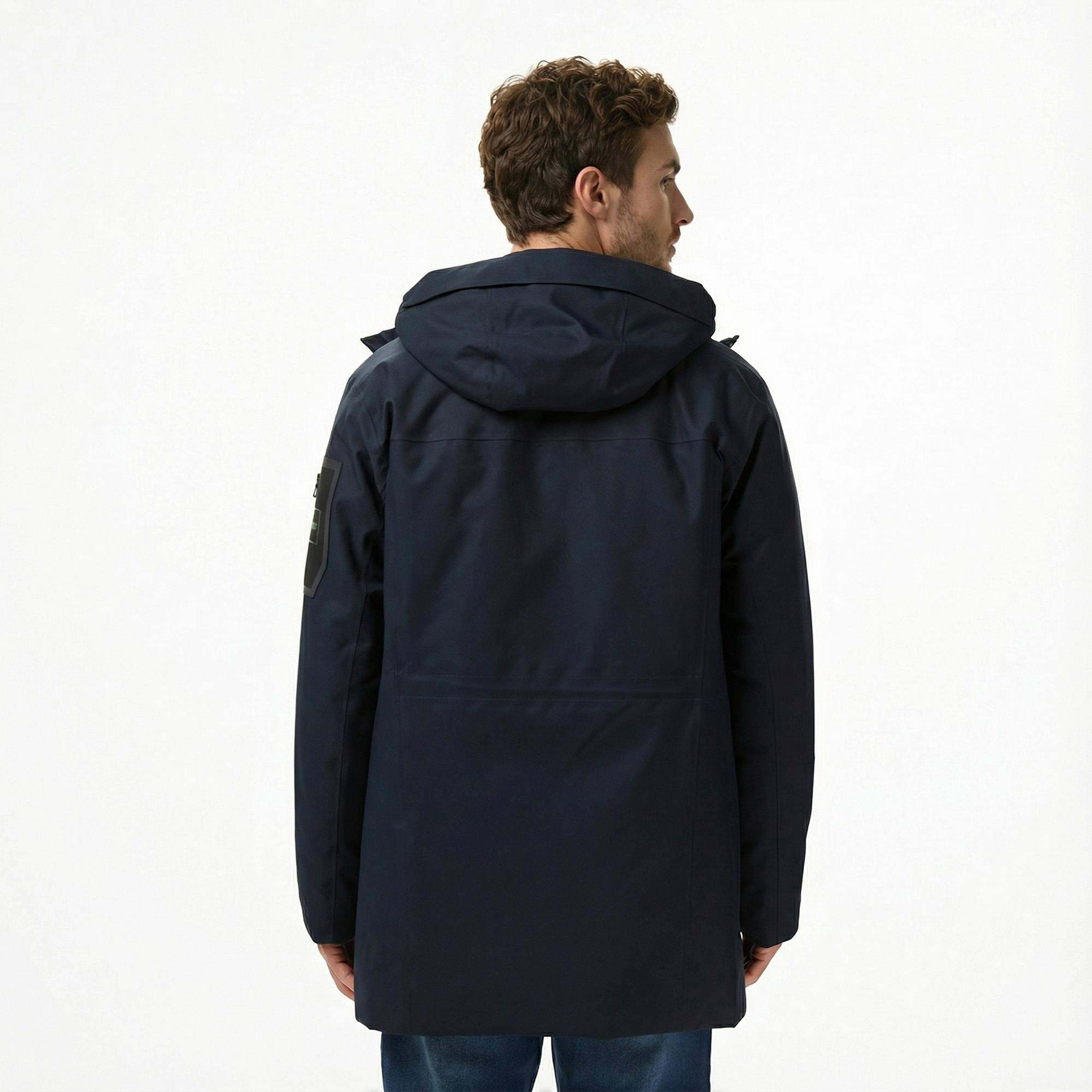 Boss Hexatech Erkek Lacivert Parka