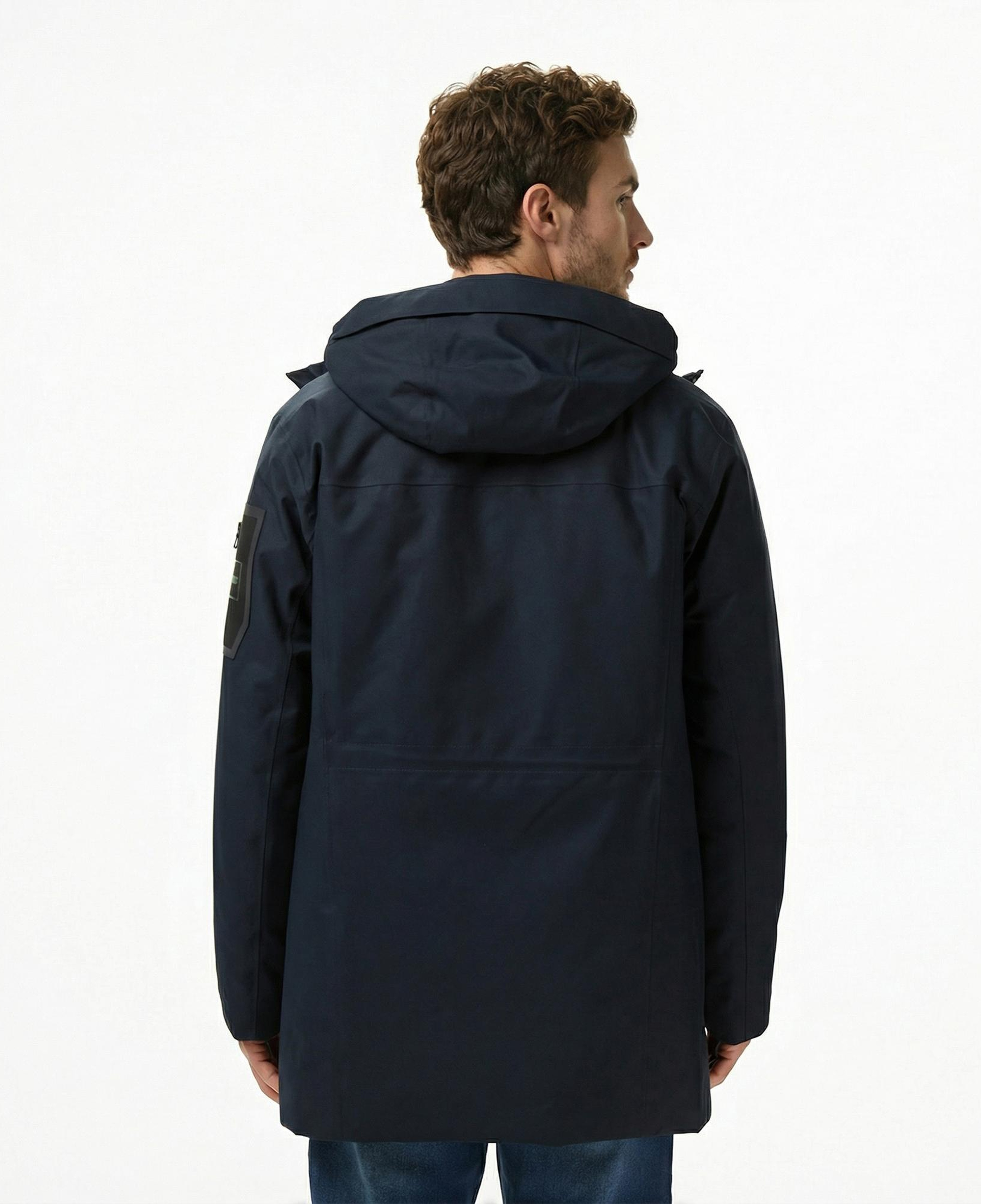Boss Hexatech Erkek Lacivert Parka
