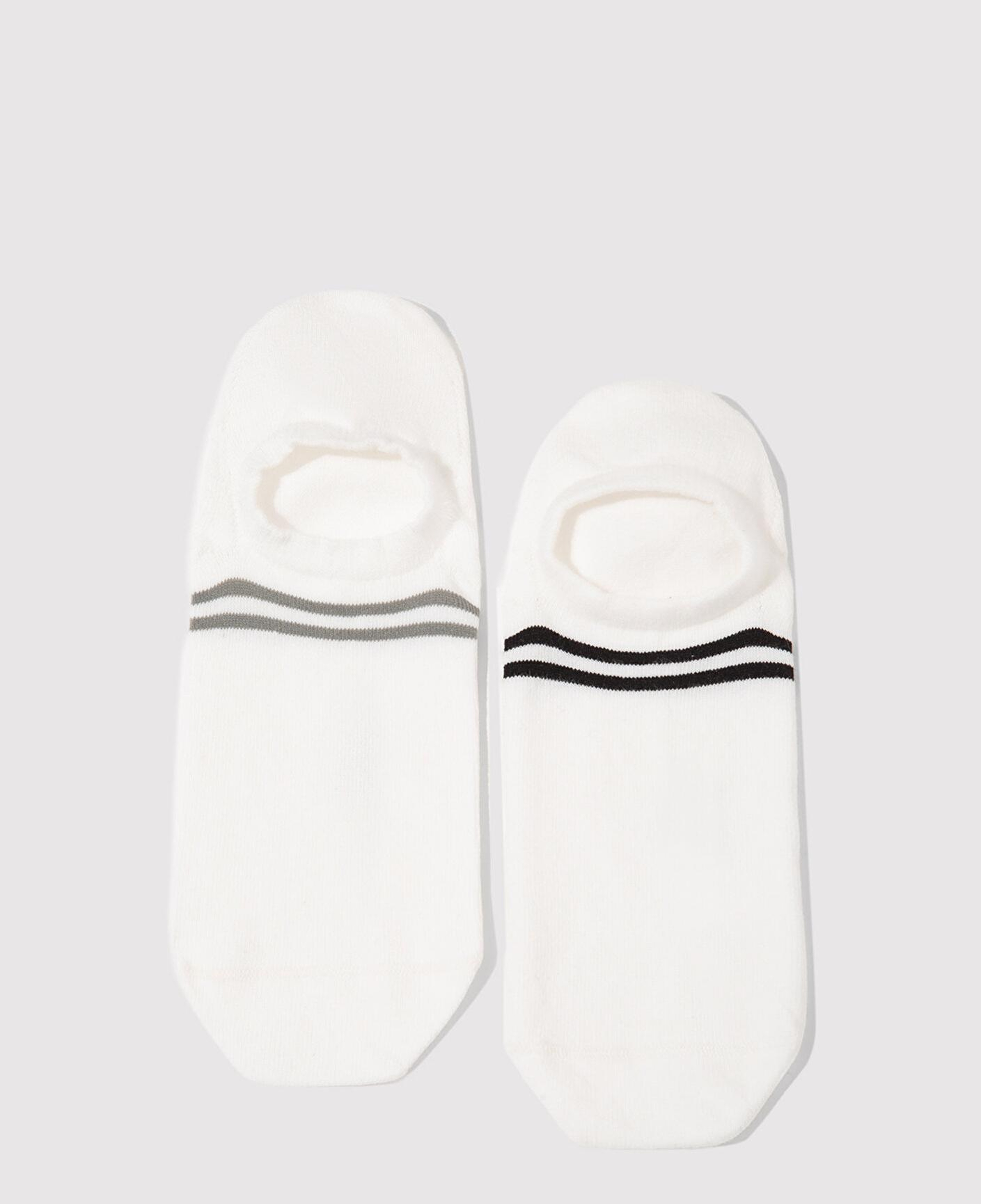 Mavi 2li Ekru Babet Çorabı 092593-34523