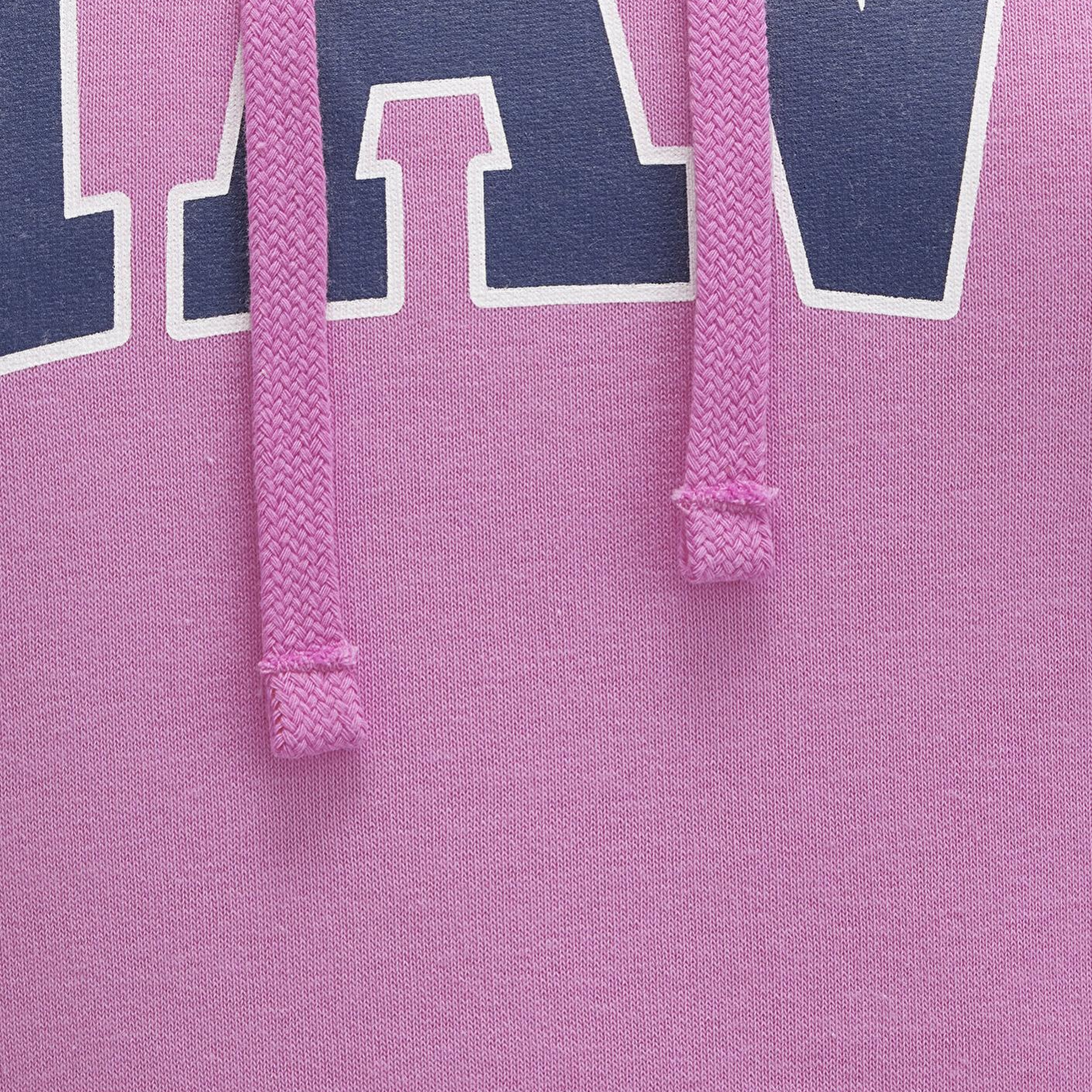 Mavi Mavi Logo Baskılı Kapüşonlu Pembe Sweatshirt 1600361-71038