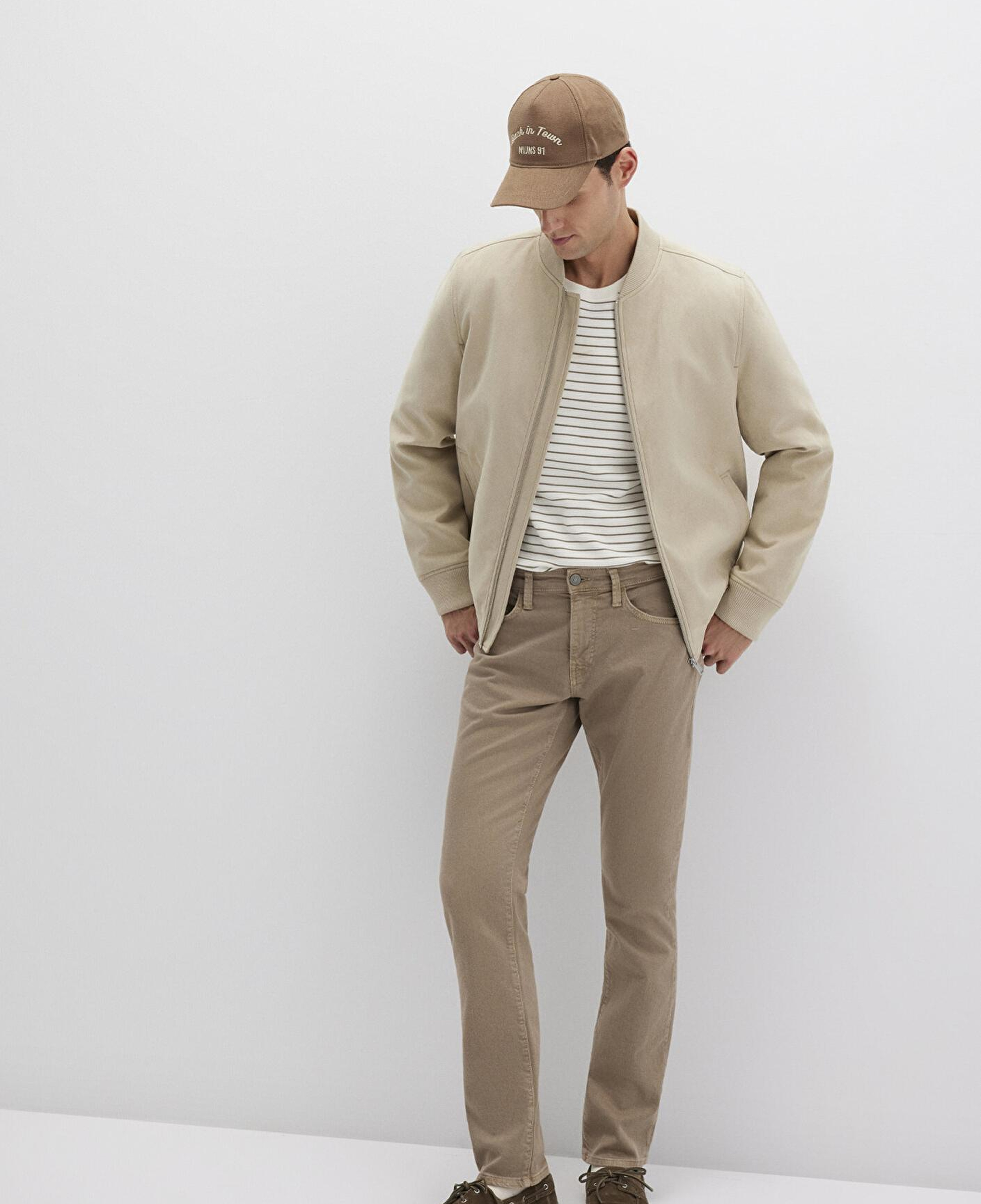 Mavi Jake Bej Comfort Gabardin Pantolo 0042286571