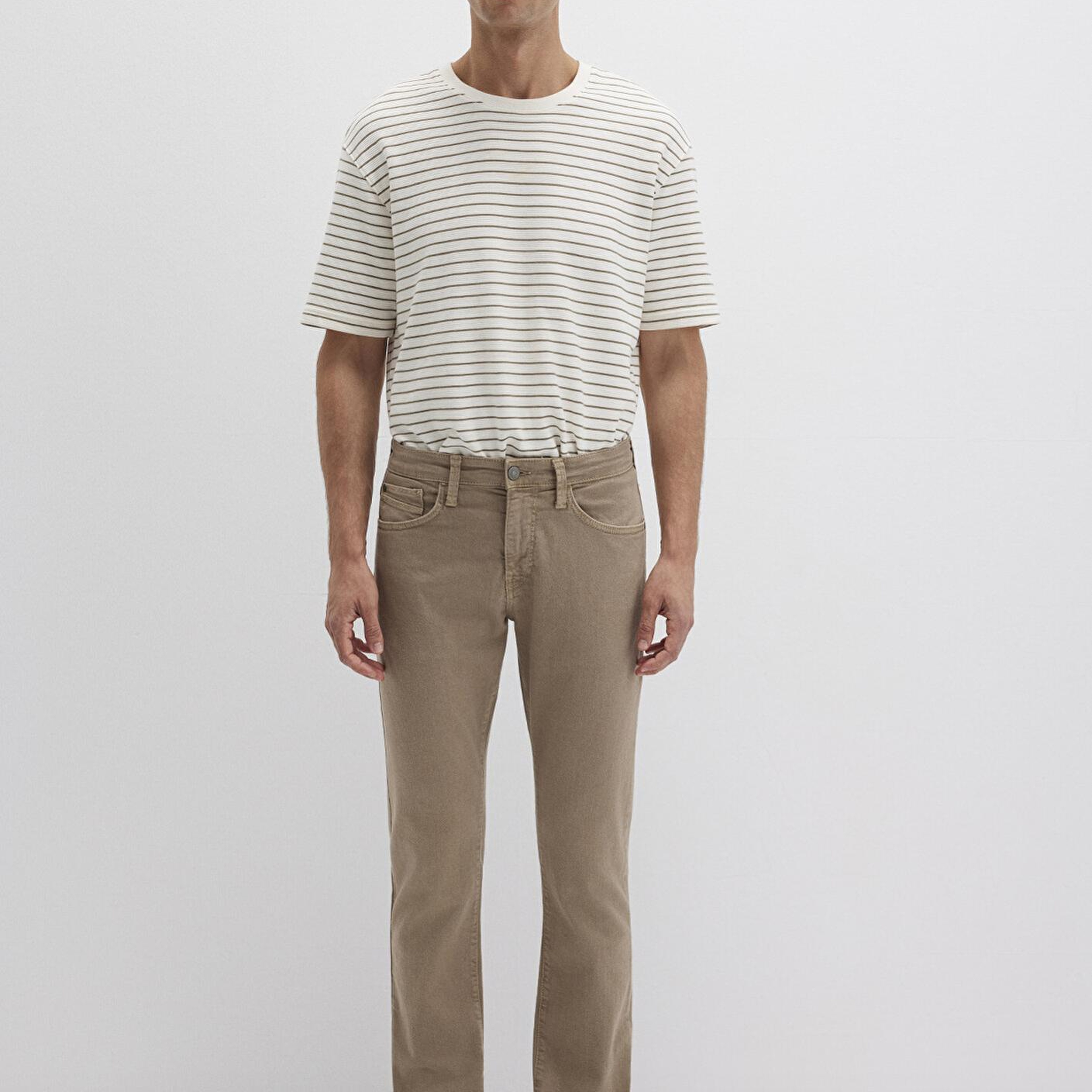 Mavi Jake Bej Comfort Gabardin Pantolo 0042286571