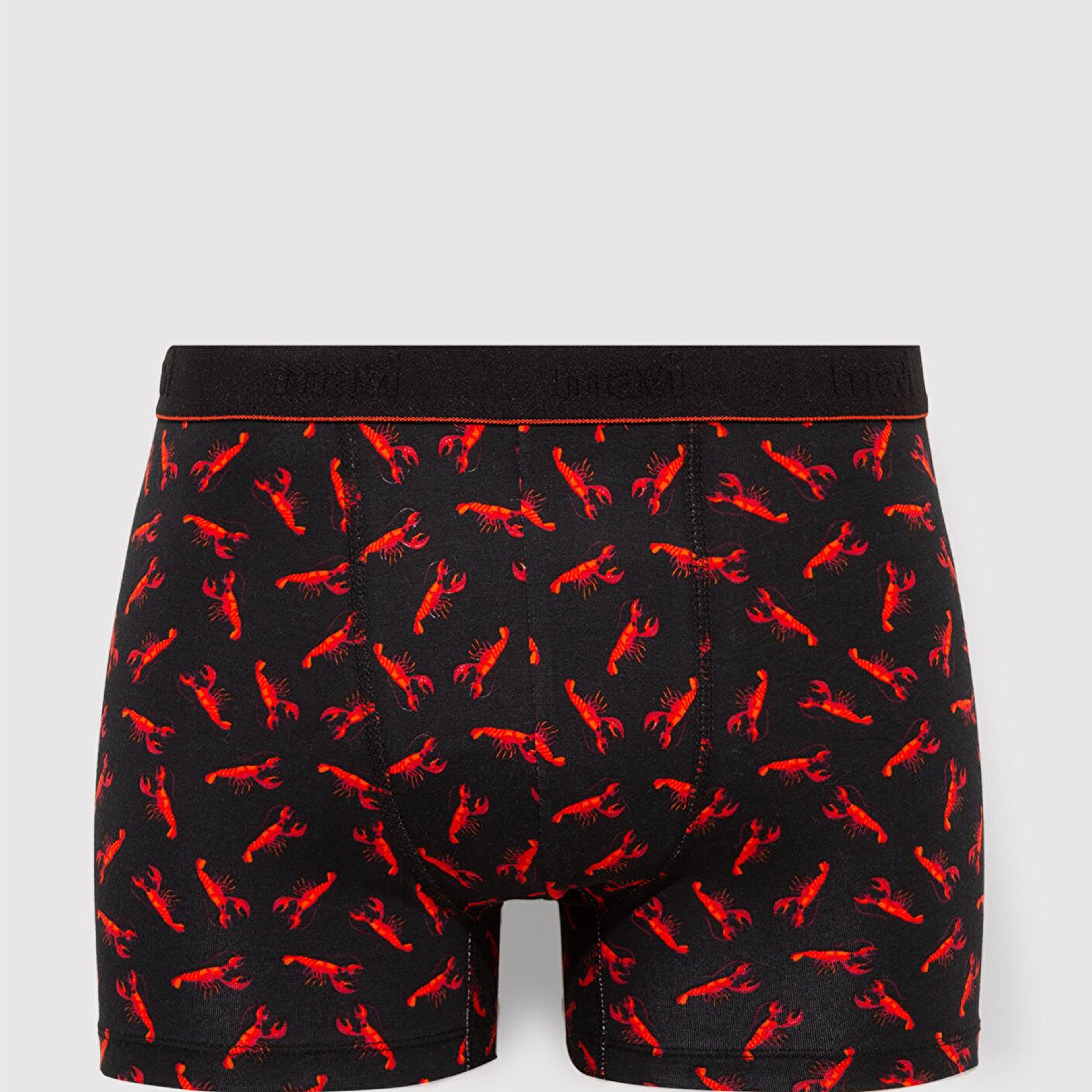 Mavi Istakoz Baskılı Siyah Boxer 0911307-900