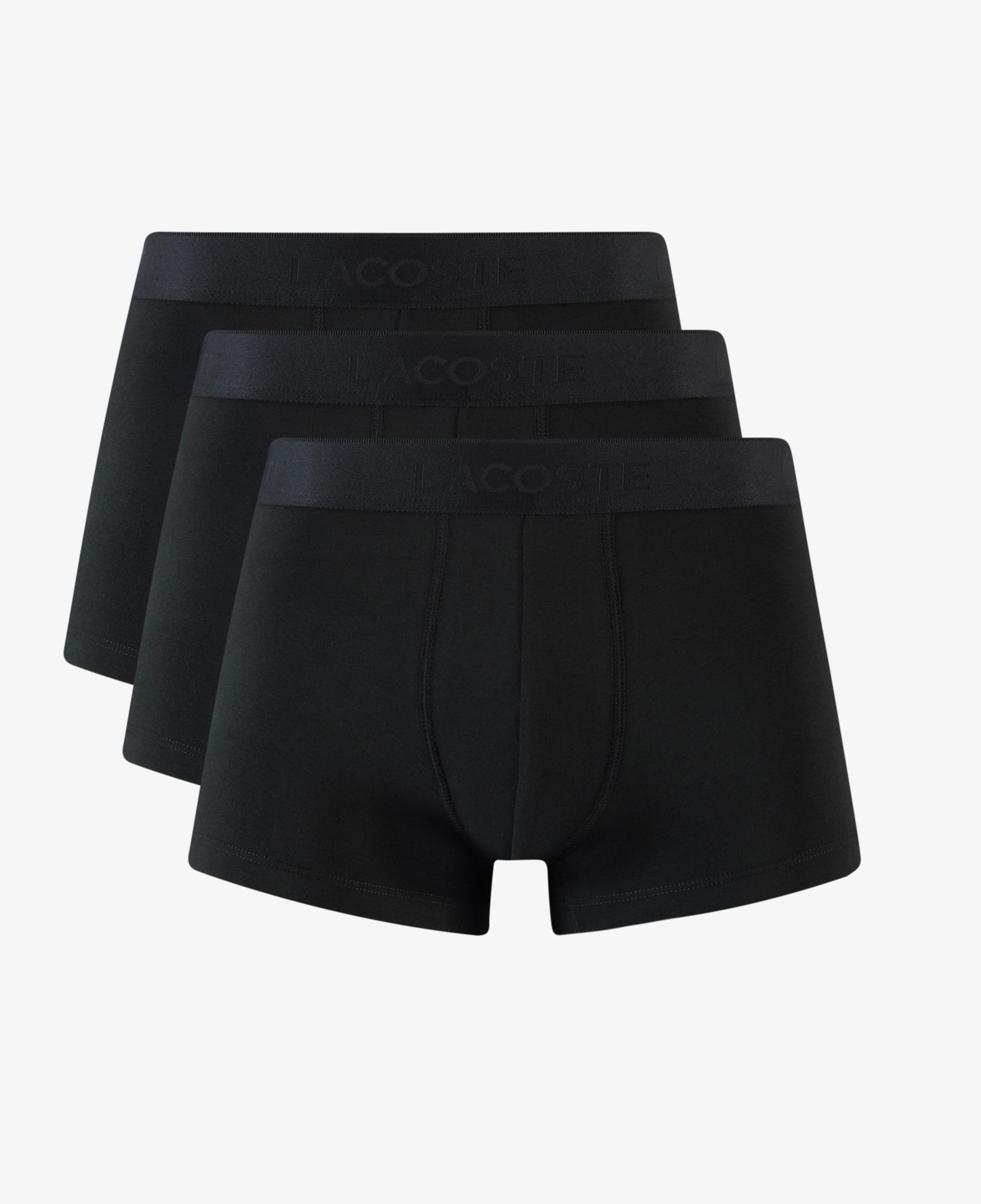 Lacoste Erkek 3'lü Siyah Boxer