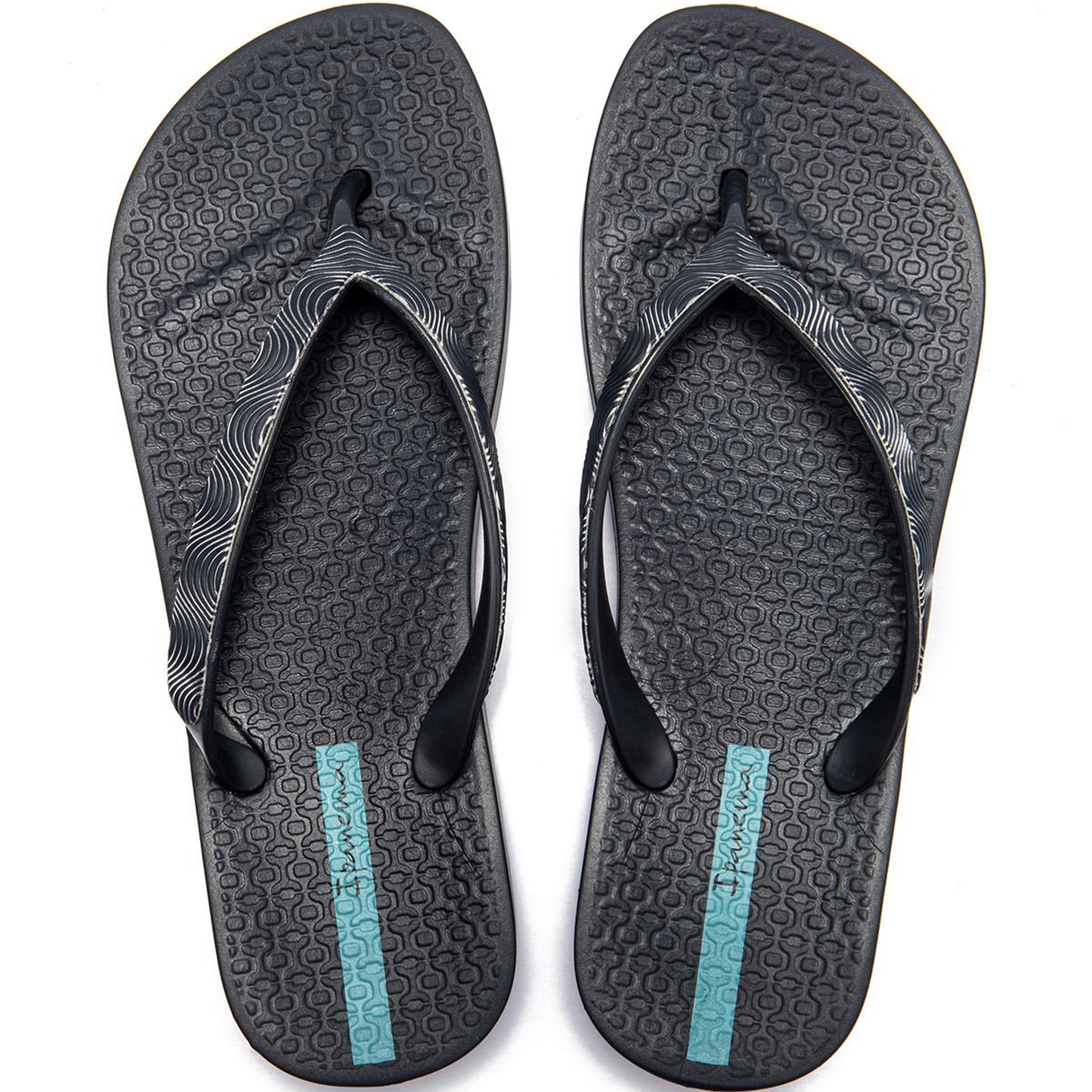 Mesh X Kadın Parmak Arası Terlik Siyah-Gri 35/40