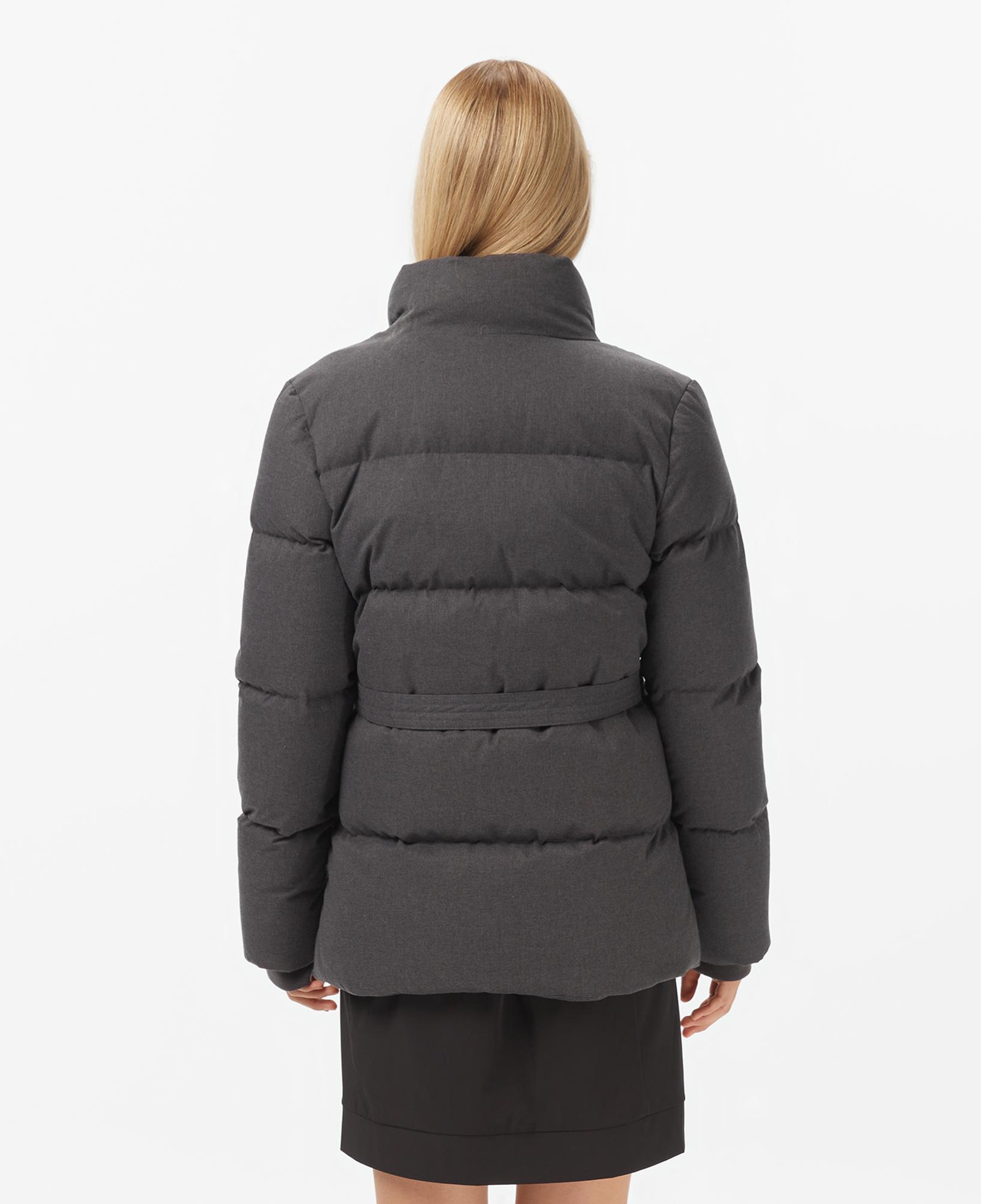 Lacoste Kadın Dik Yaka Koyu Gri Mont