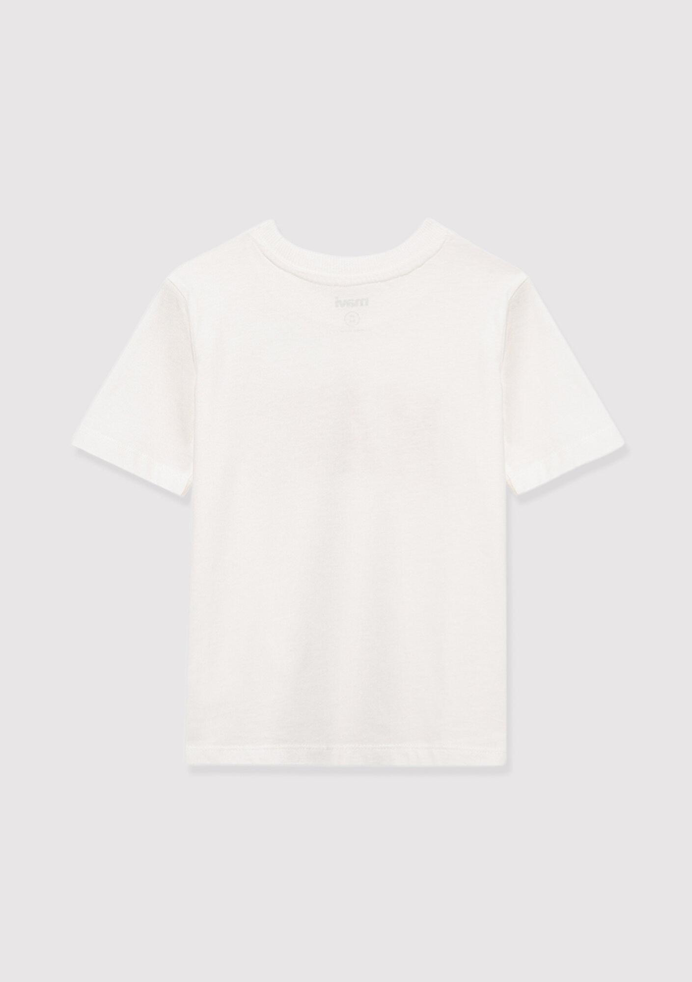 Mavi Mavi Logo Baskılı Ekru Tişört Regular Fit / Normal Kesim 7610109-70057