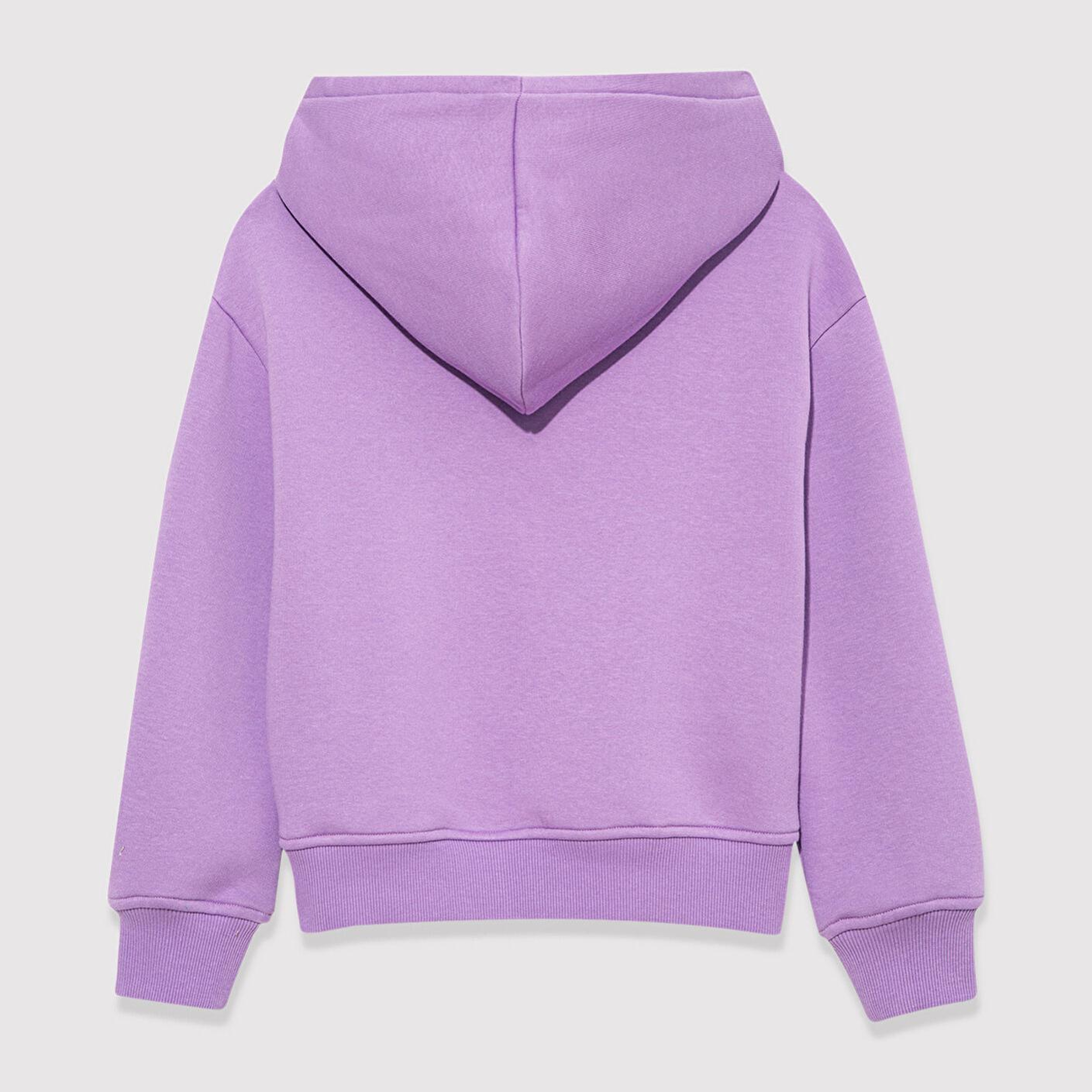 Mavi Mavi Logo Baskılı Kapüşonlu Mor Sweatshirt 7610035-70586