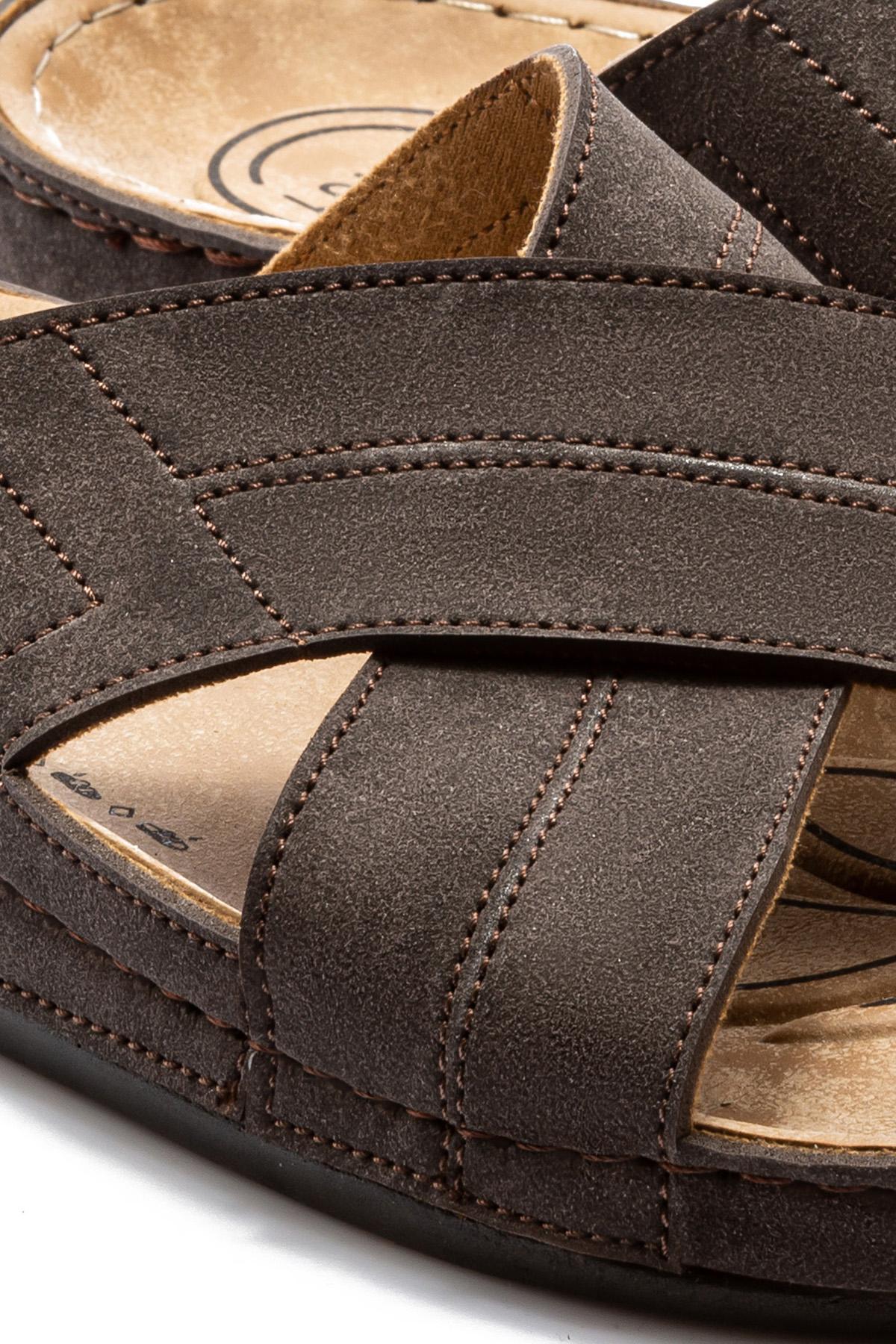 Silva Erkek Terlik Kahverengi 41/45