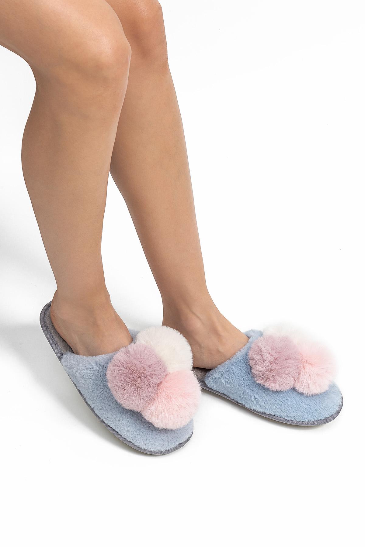 Jess Kadın Ev Terliği Mavi 36/41