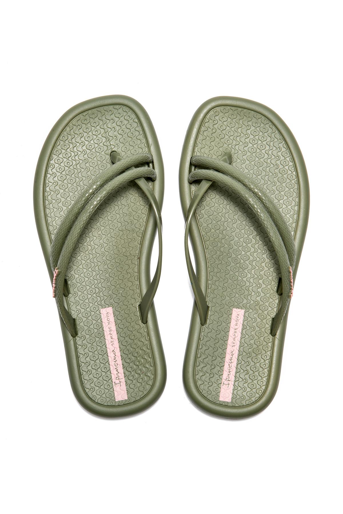 Meu Sol Rasteria Kadın Parmak Arası Terlik Yeşil 37/42