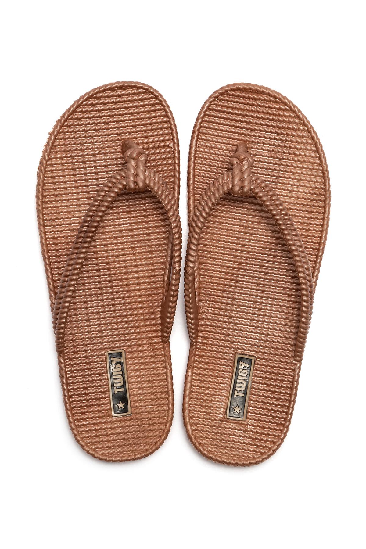 Soya Kadın Parmak Arası Terlik Kahverengi 36/40