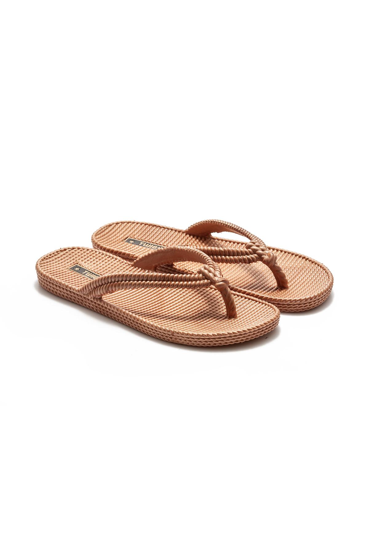 Soya Kadın Parmak Arası Terlik Kahverengi 36/40