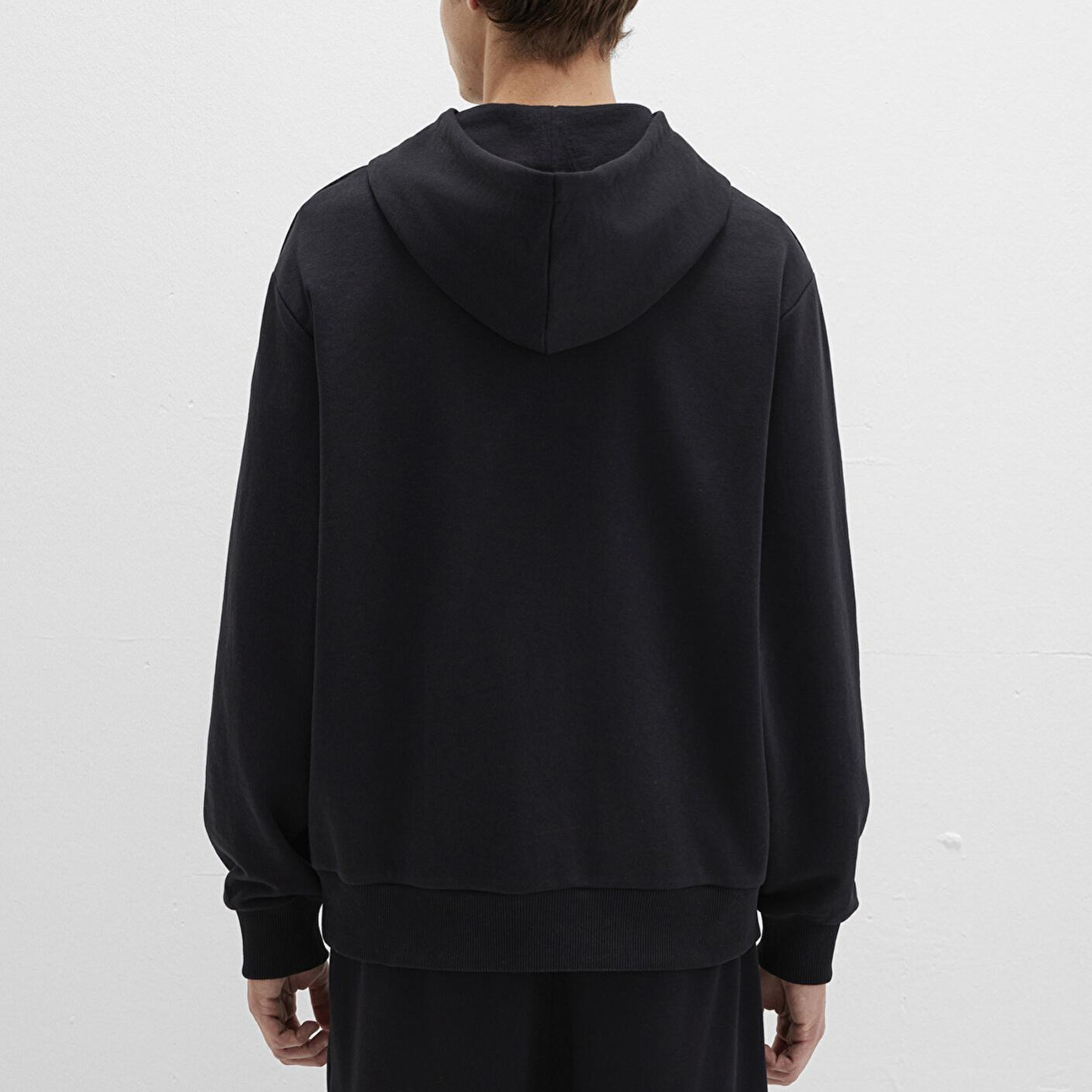 Mavi MVJNS Logo Baskılı Kapüşonlu Siyah Sweatshirt 0611786-900