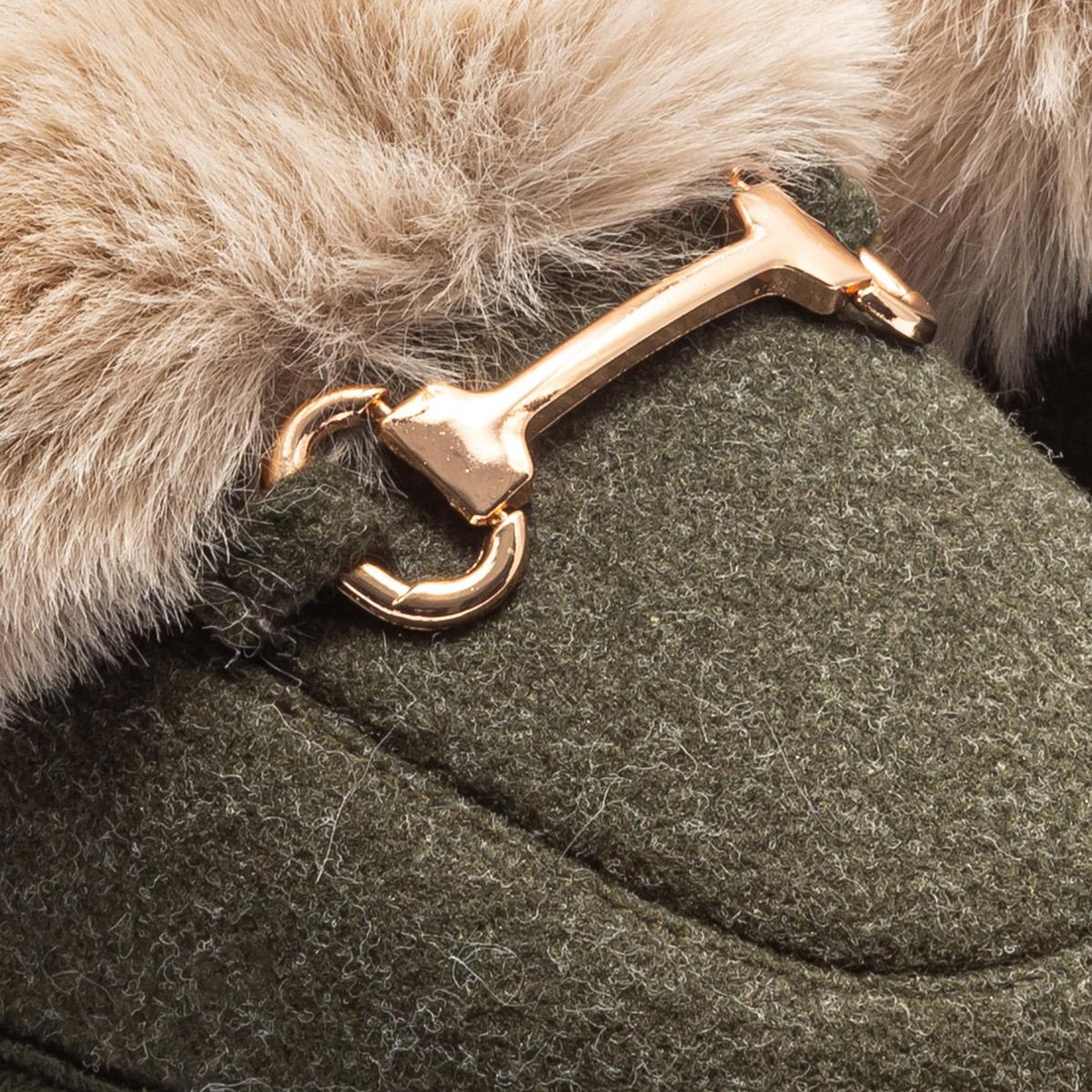 Ania Kadın Tokalı Ev Terliği Yeşil 36/41