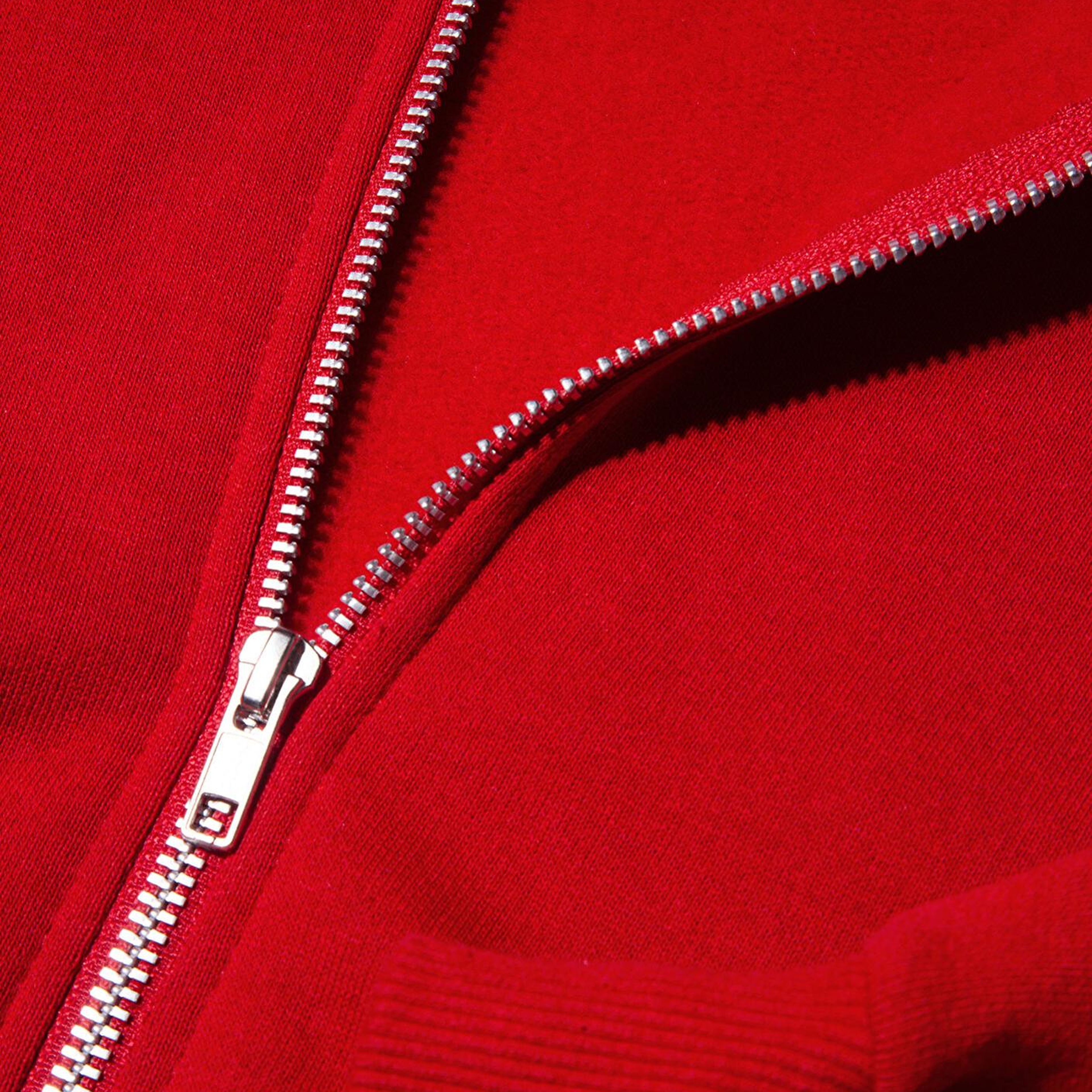 Mavi Fermuarlı Kapüşonlu Kırmızı Basic Sweatshirt 1611775-82054