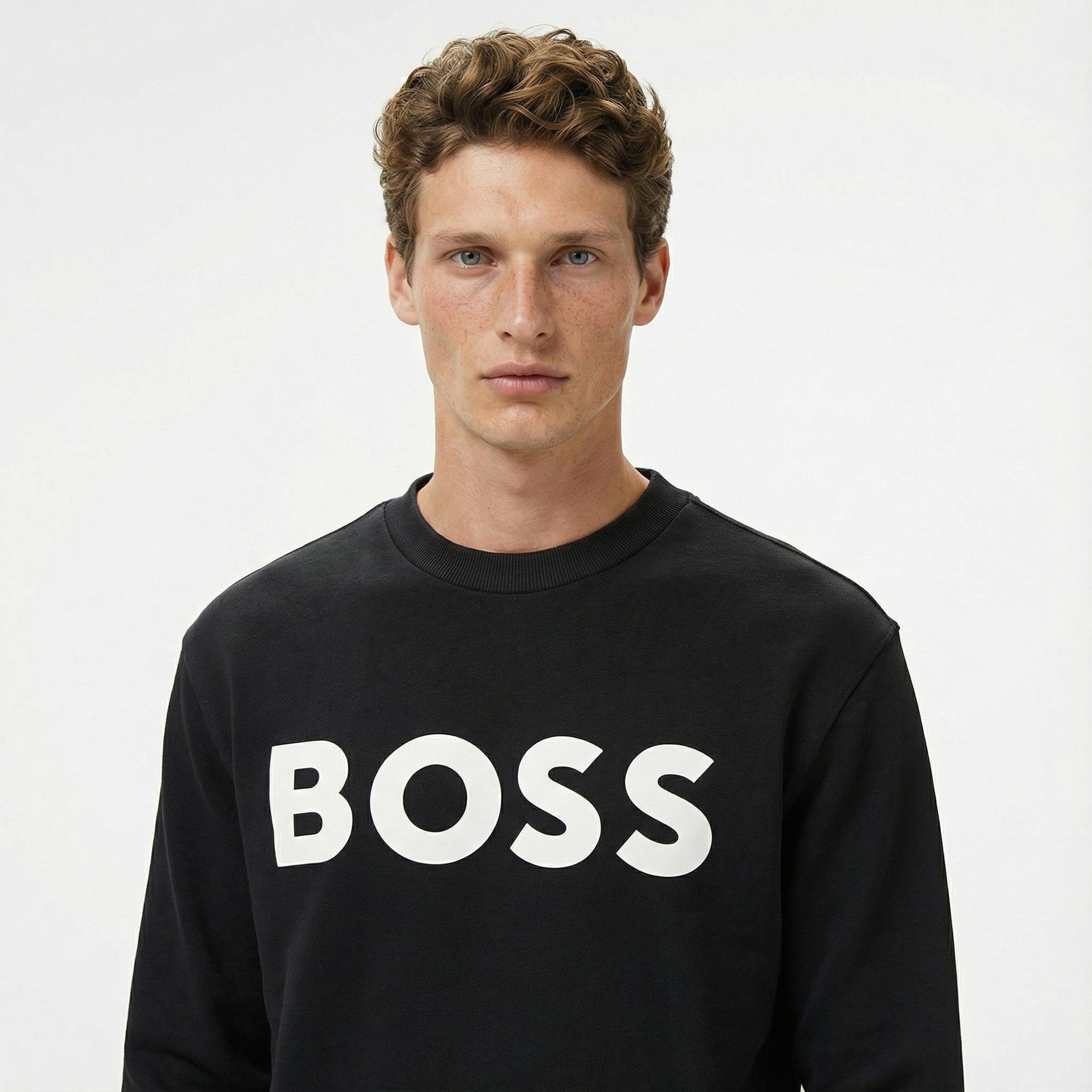 Boss Erkek Siyah Sweatshirt