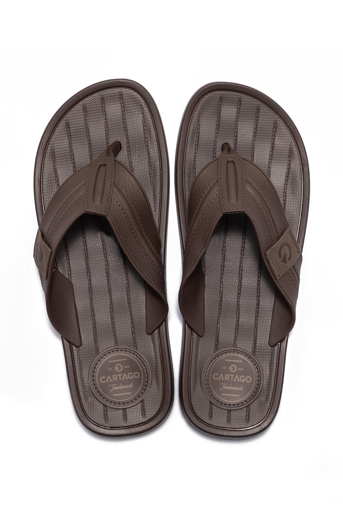 Cales Erkek Parmak Arası Terlik Kahve 39/47