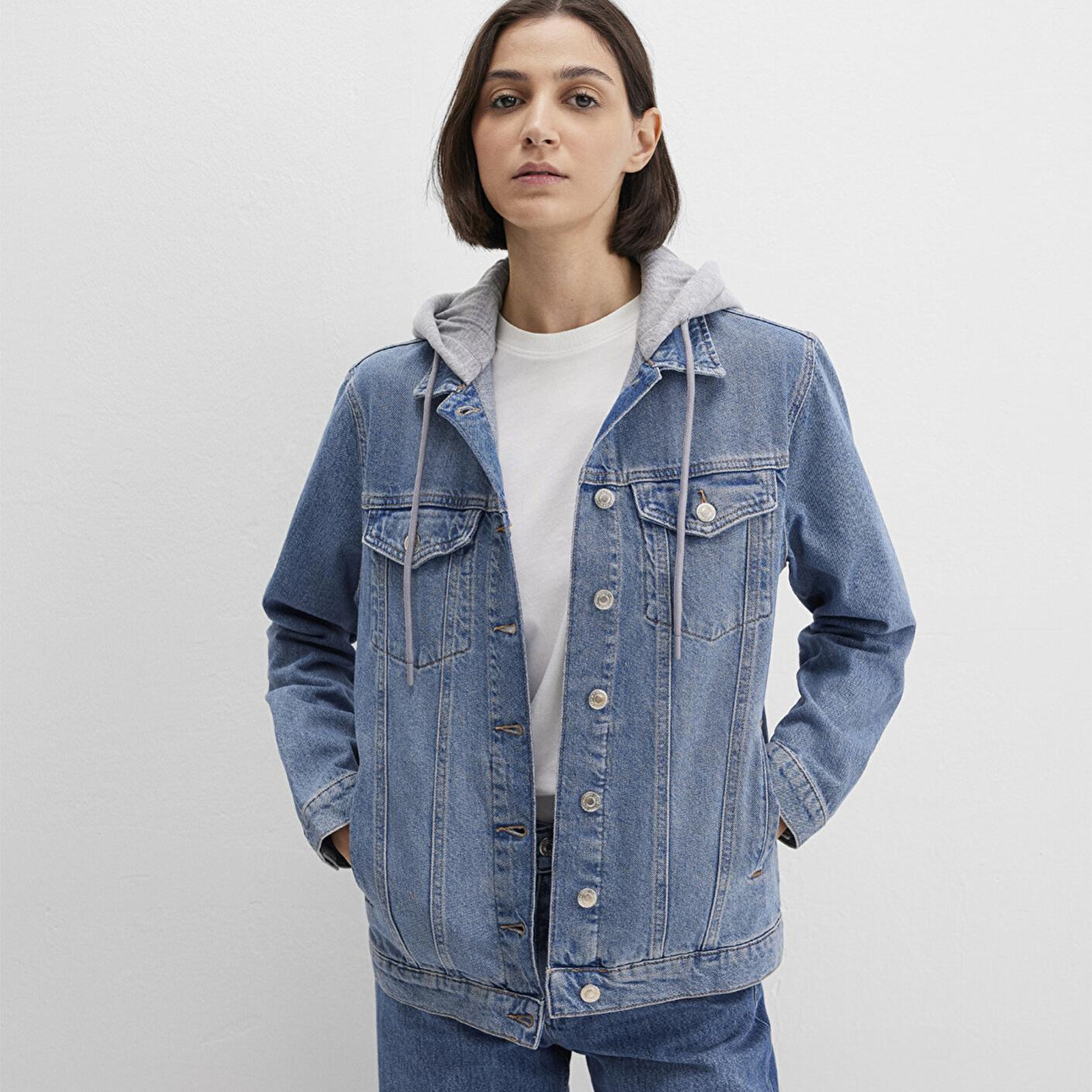 Mavi Karla 90lar Indigo Mavisi Jean Ceket 110154-85296