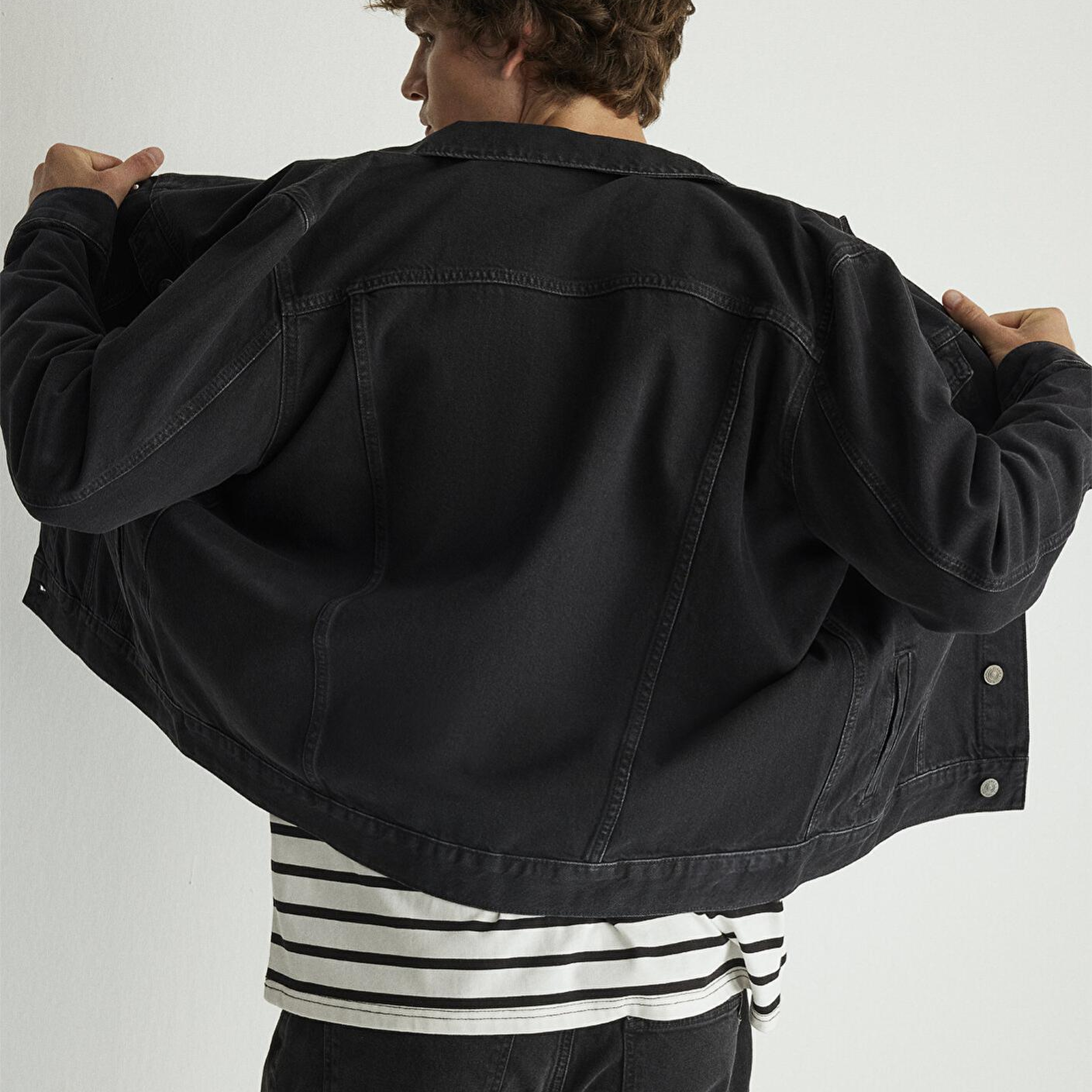 Mavi Ray Kolej Antrasit Jean Ceket 0110273-85218