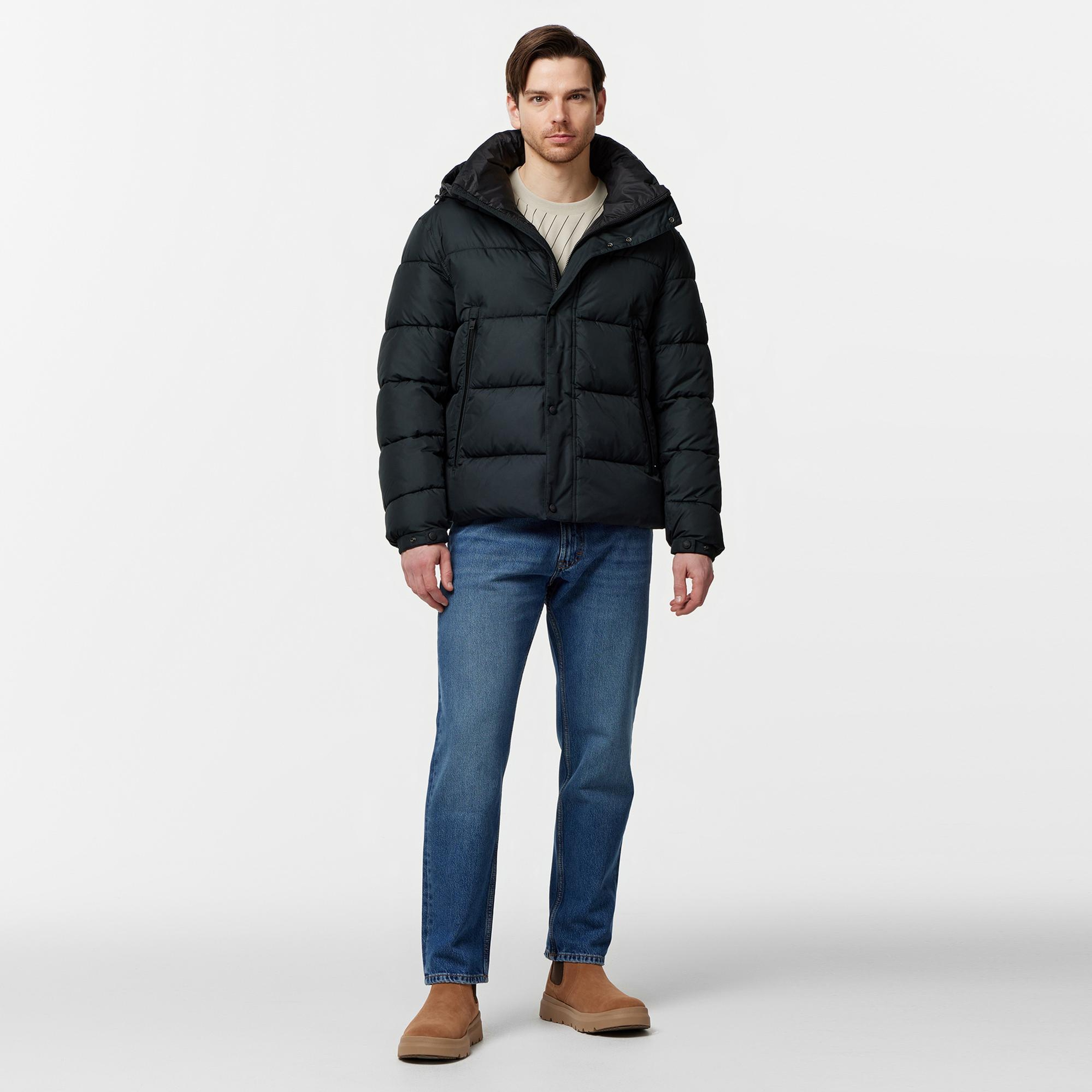 Boss Erkek Siyah Mont