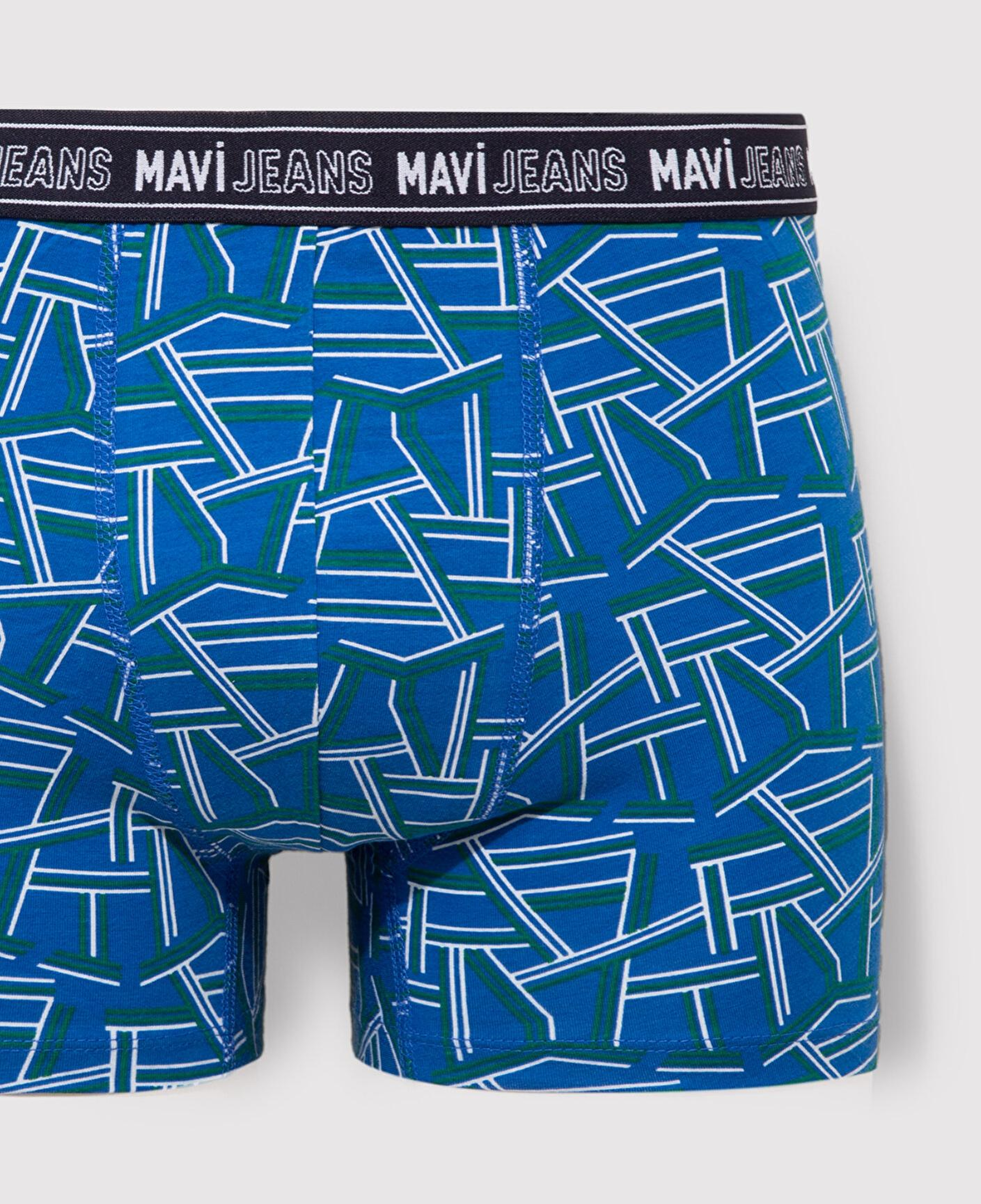 Mavi Baskılı Mavi Boxer 0911065-70695