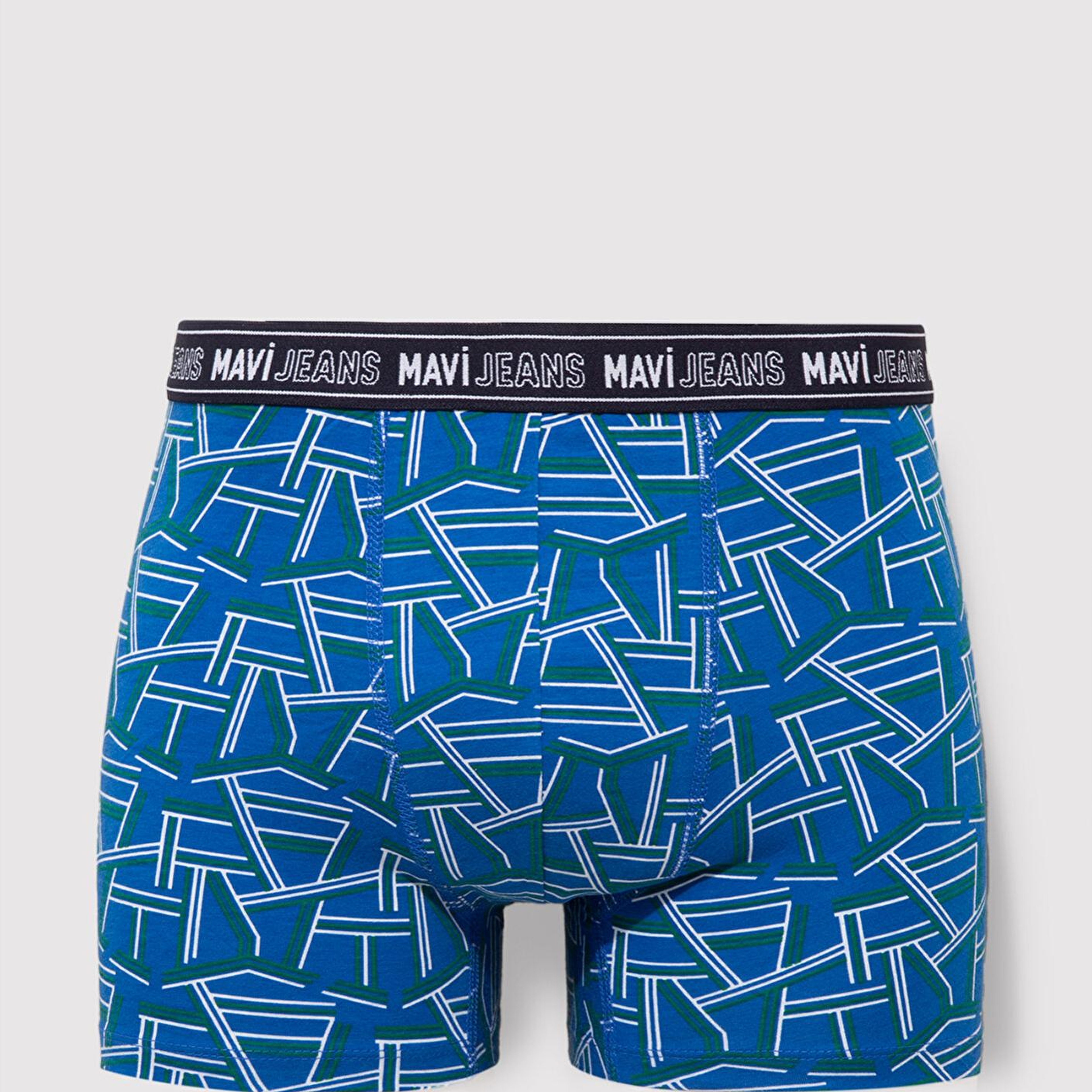 Mavi Baskılı Mavi Boxer 0911065-70695