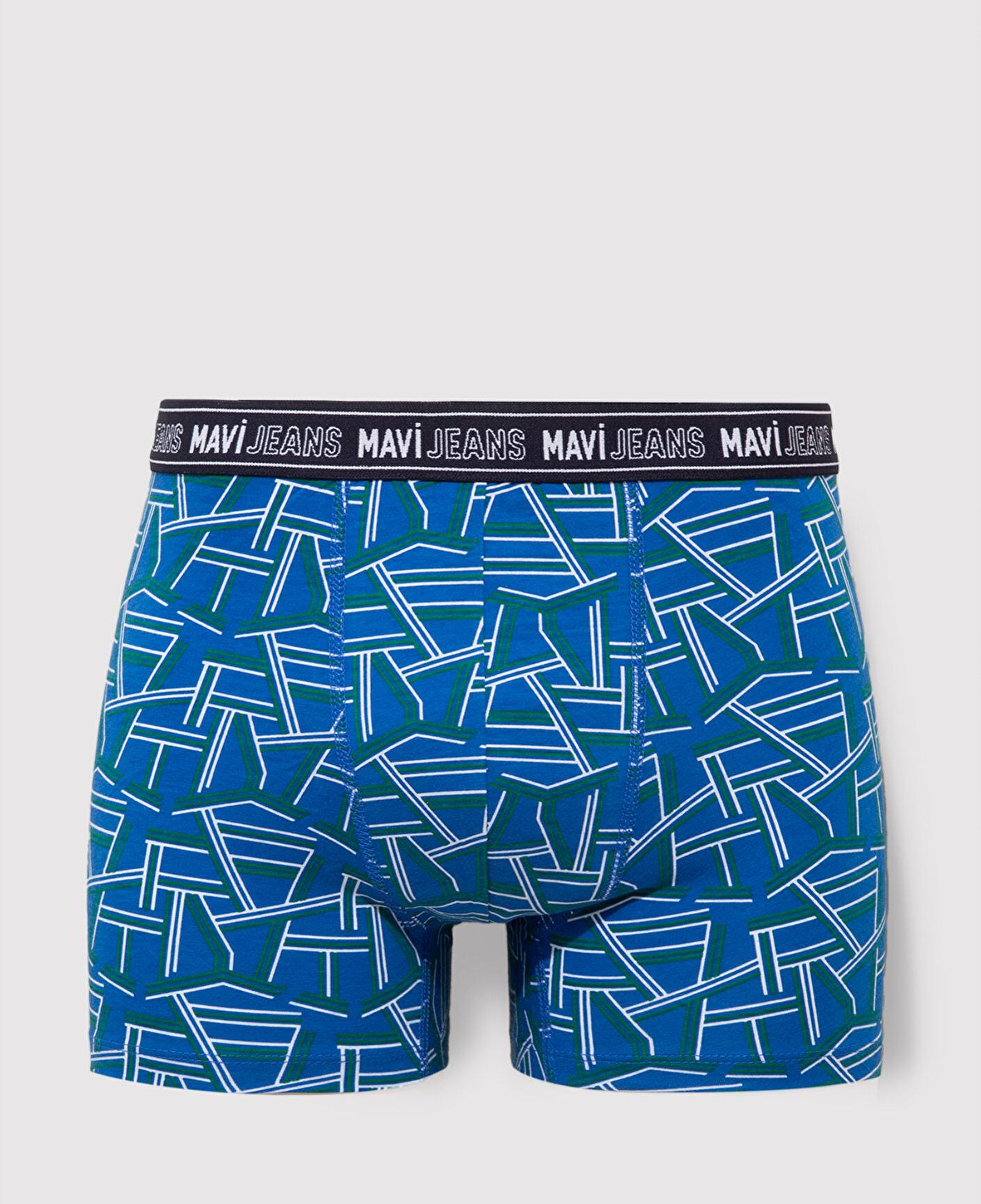 Mavi Baskılı Mavi Boxer 0911065-70695