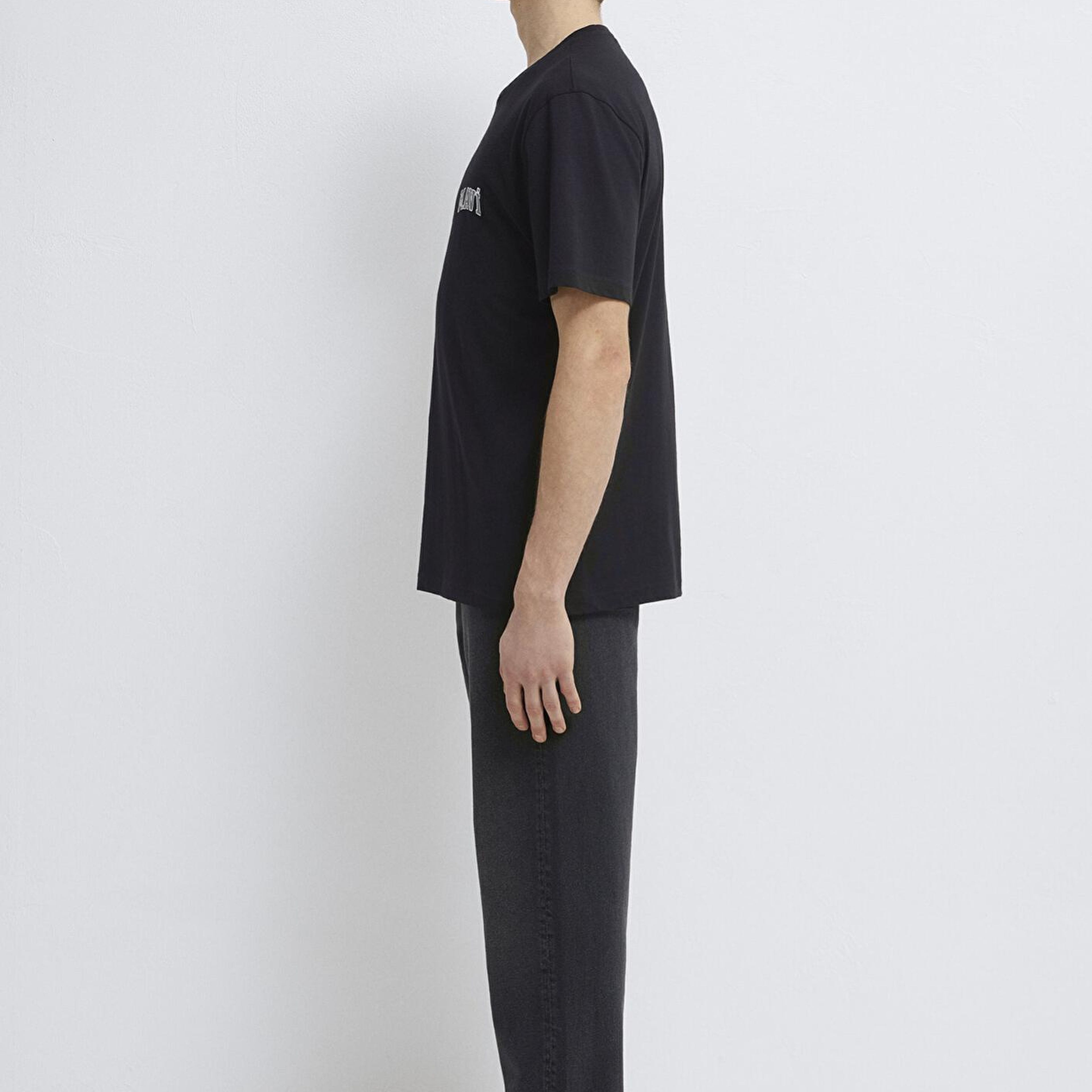 Mavi Mavi Logo Baskılı Siyah Tişört Regular Fit / Normal Kesim 0611714-900