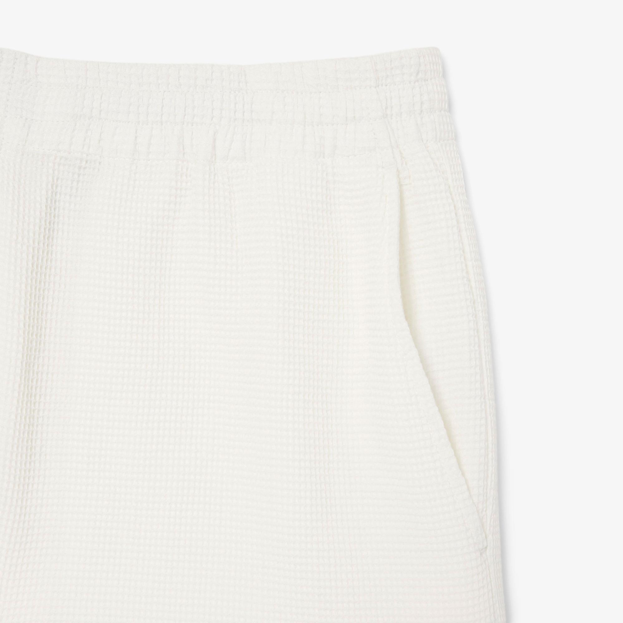 Lacoste Erkek Relaxed Fit Beyaz Şort