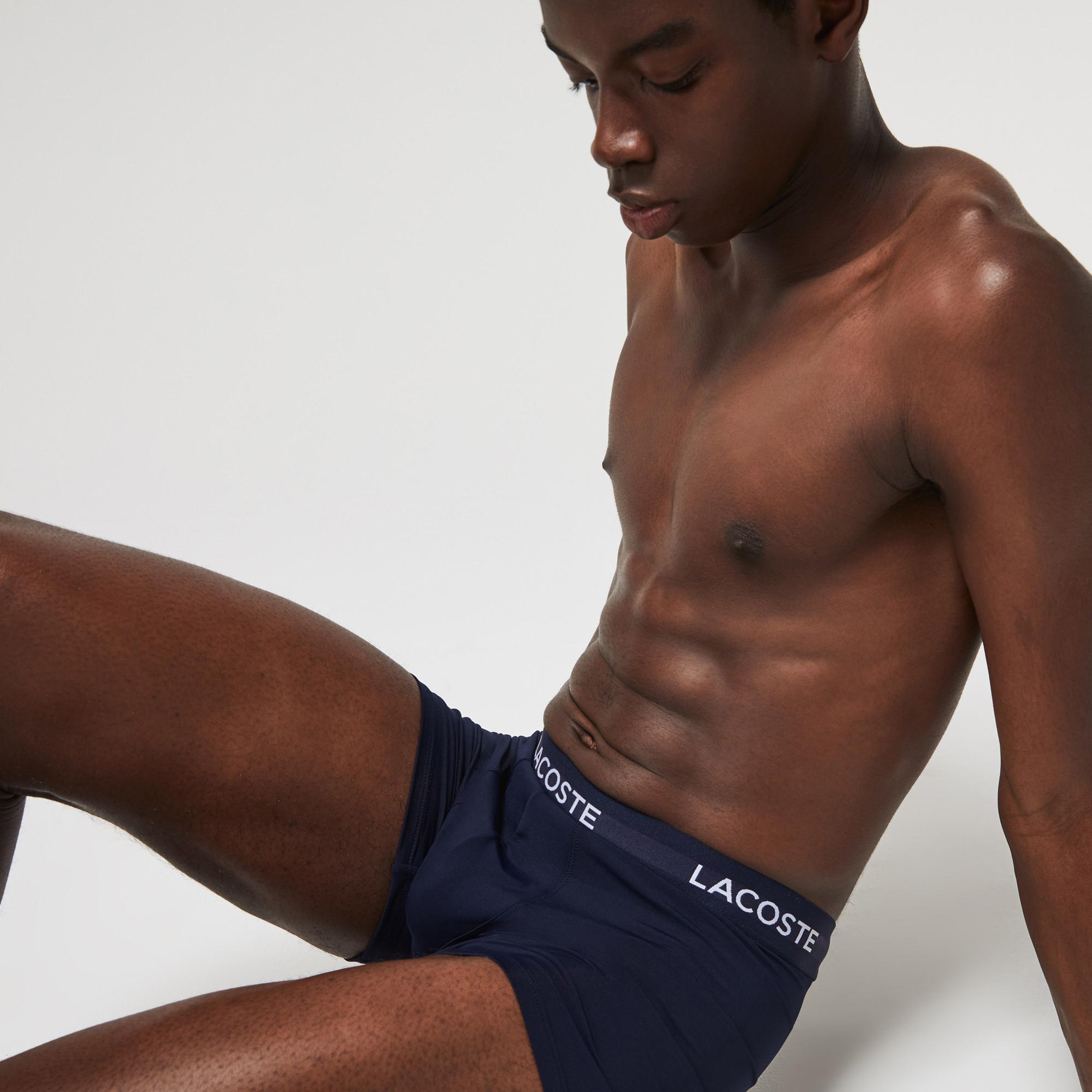 Lacoste Erkek 3'lü Renkli Boxer