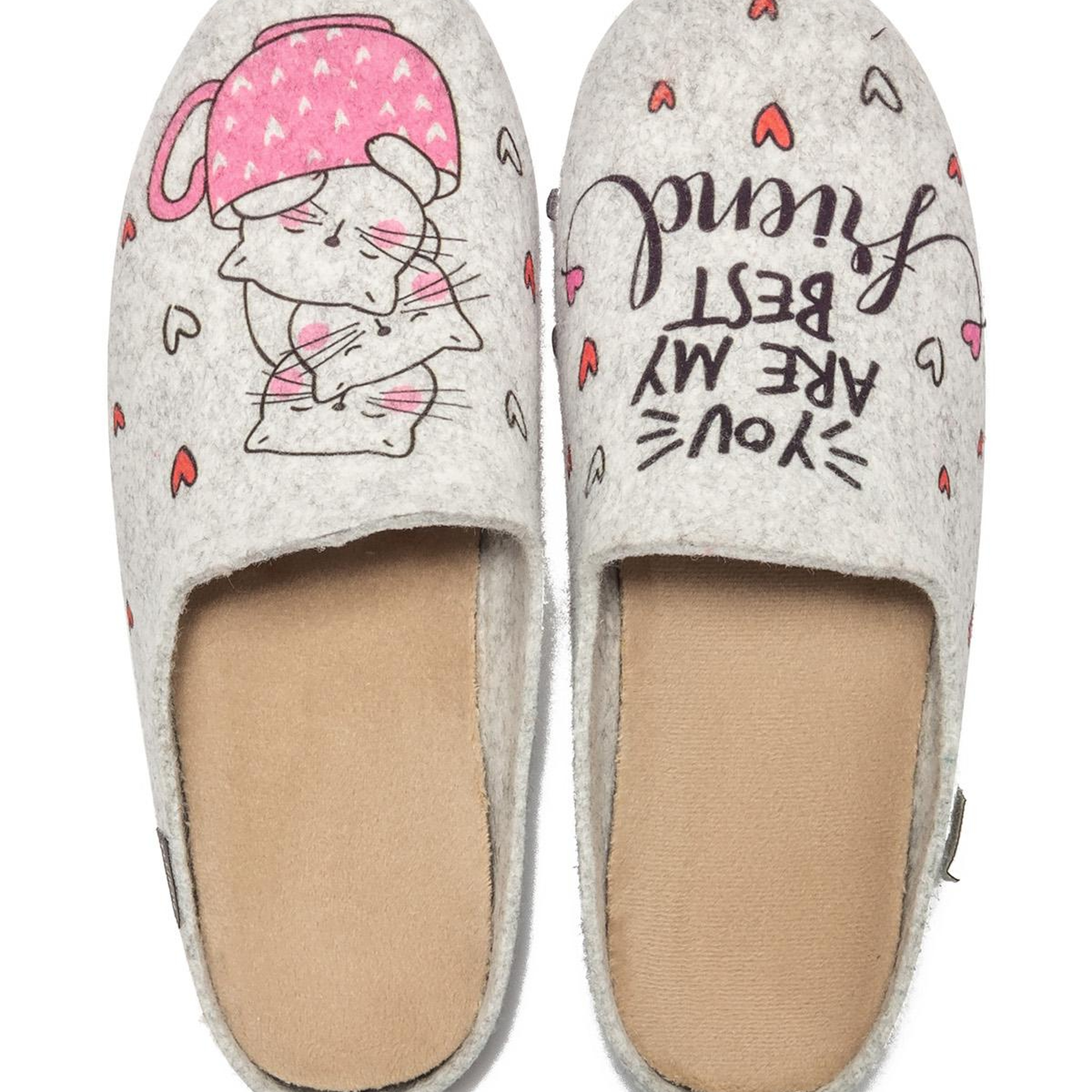 Best Friend Kadın Ev Terliği Gri 36/41