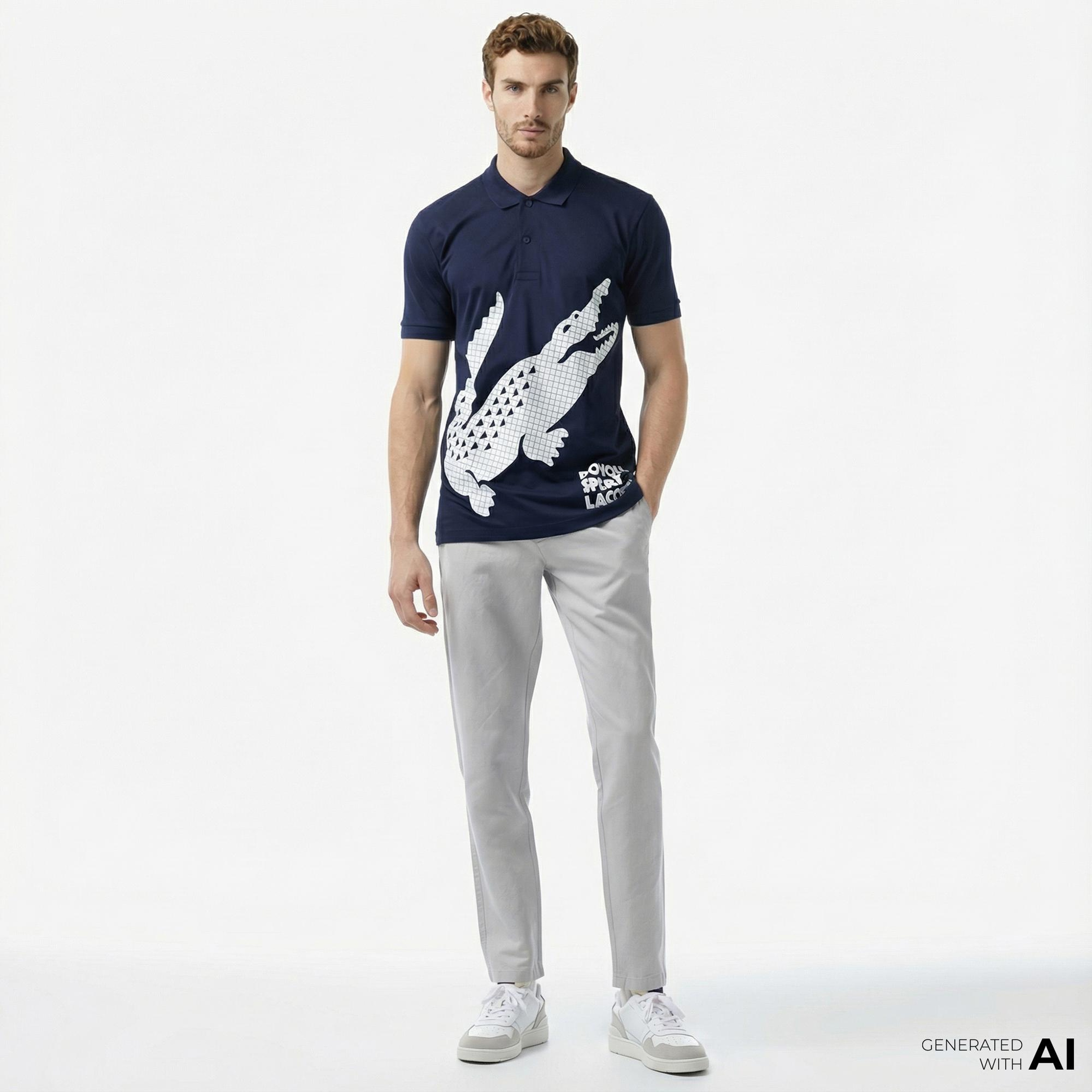 Lacoste Erkek Tapered Fit Gri Pantolon