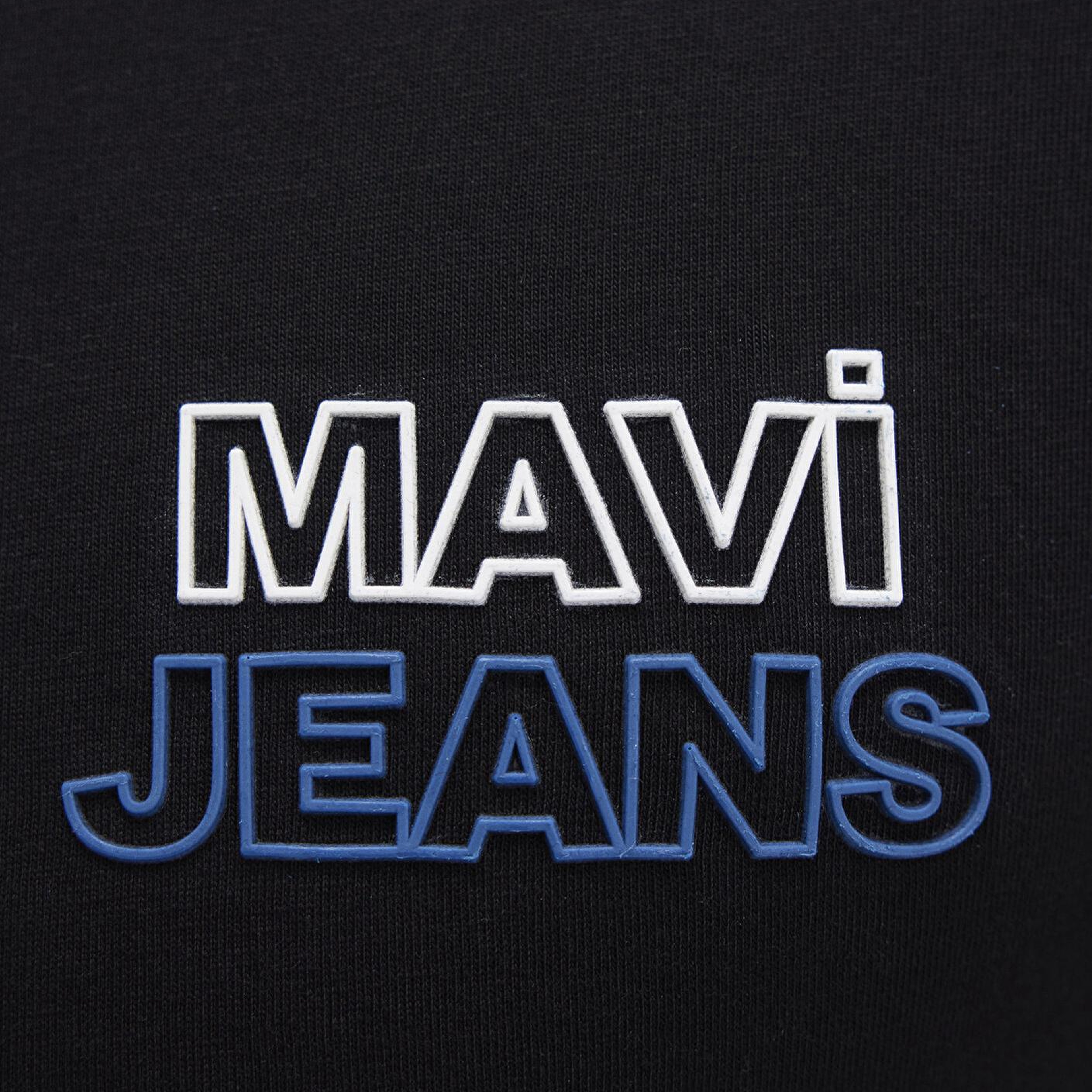 Mavi Mavi Jeans Baskılı Siyah Tişört Slim Fit / Dar Kesim 066841-900