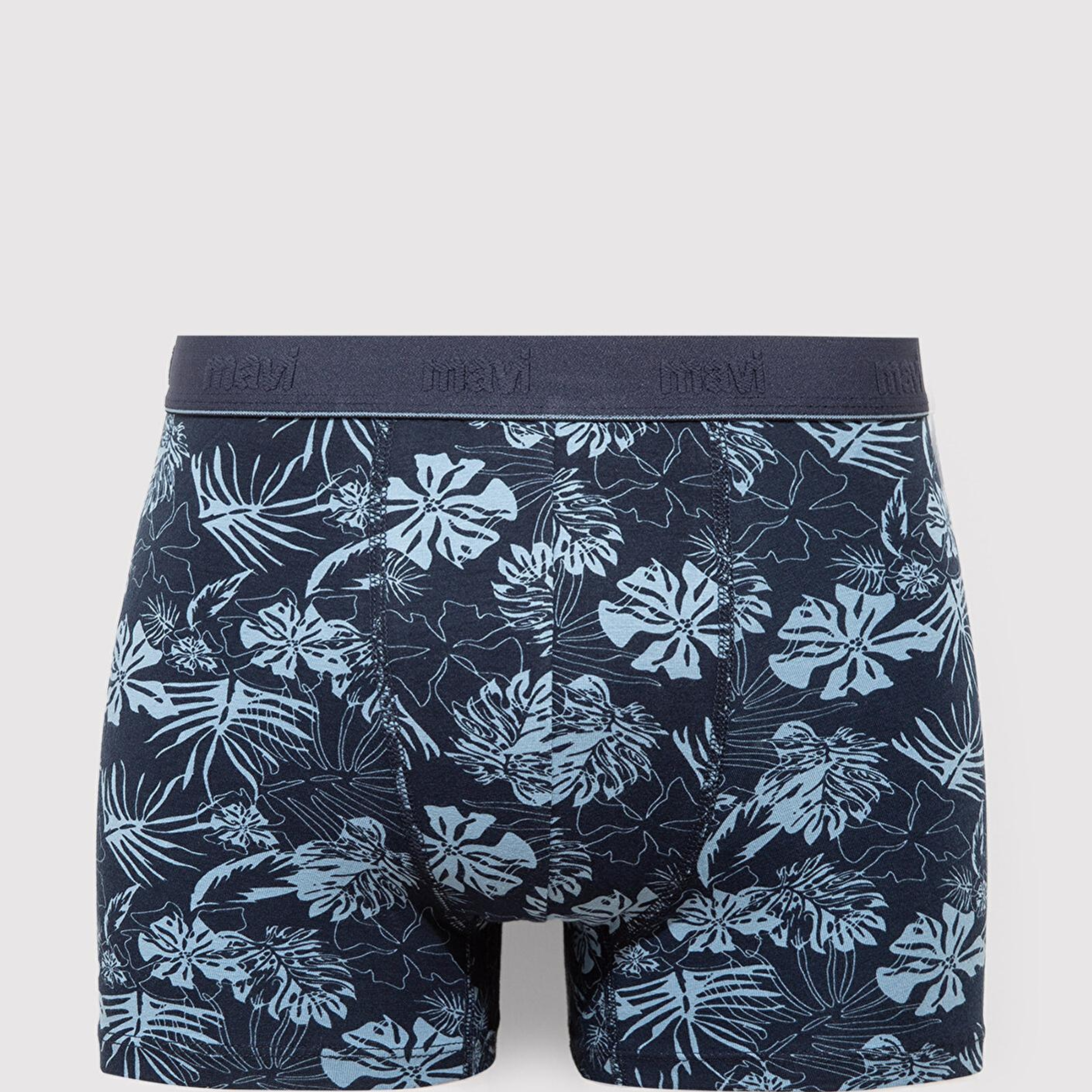 Mavi Baskılı Lacivert Boxer 0910708-30717