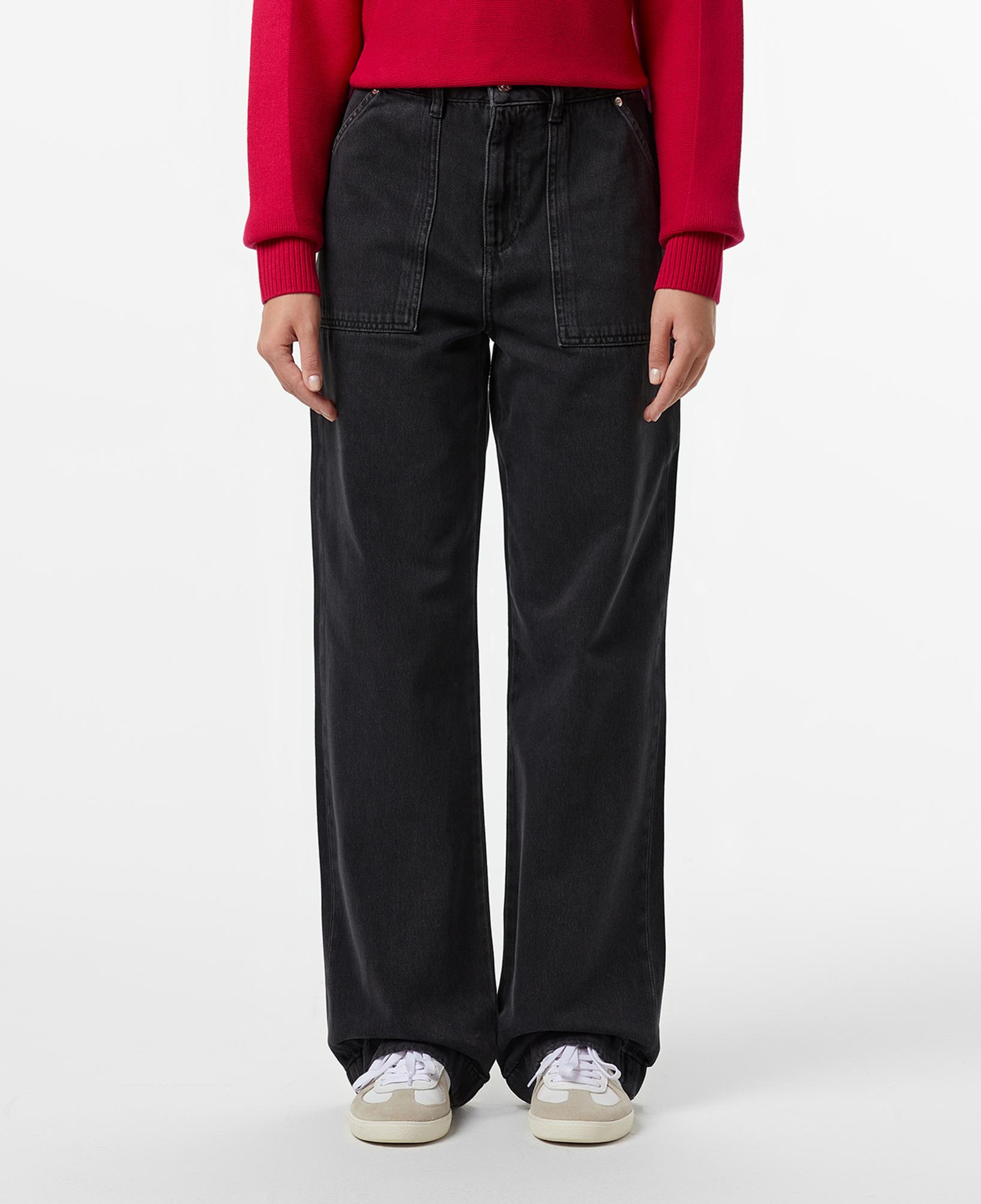 Lacoste Kadın Stragiht Fit Koyu Gri Pantolon