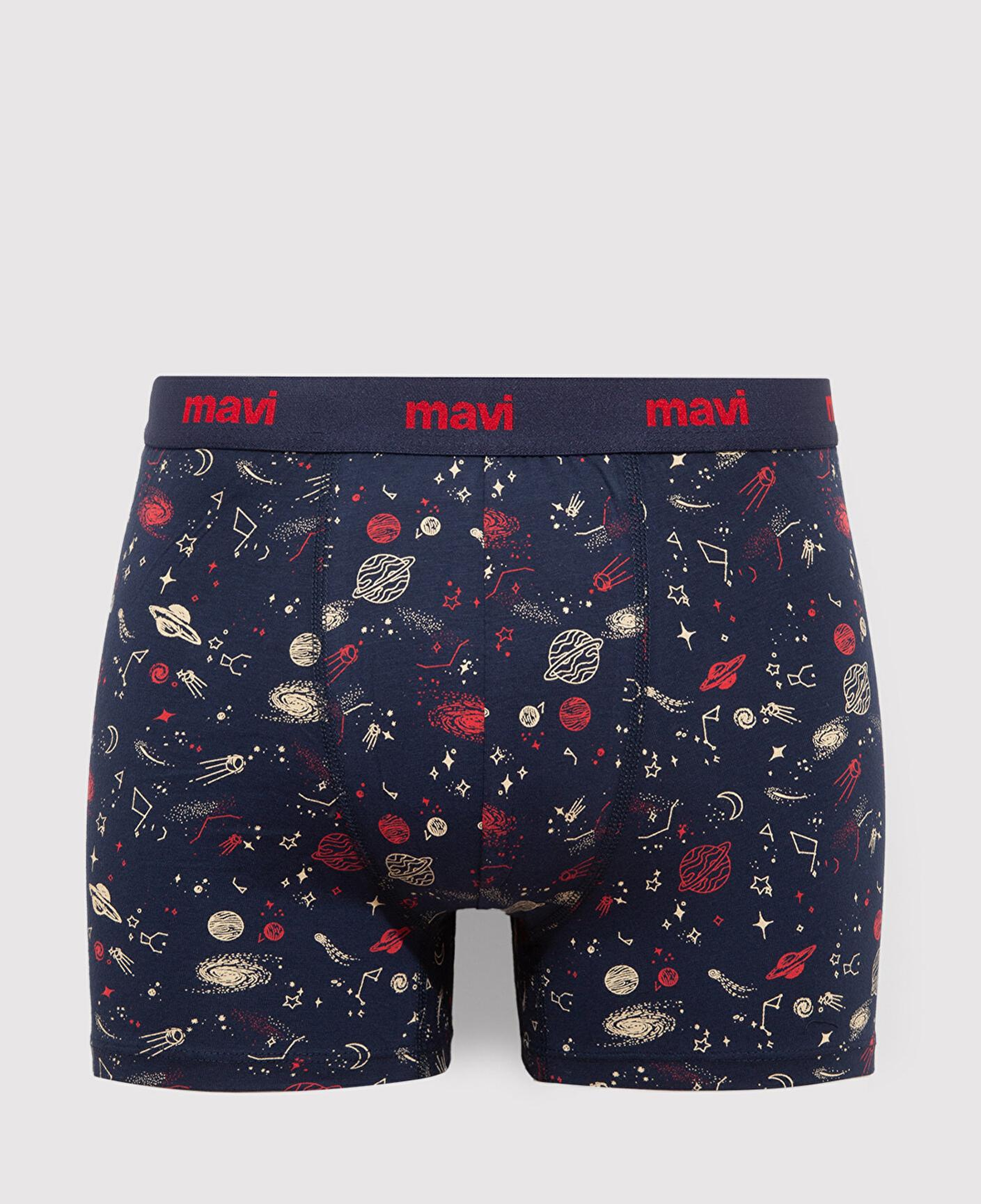 Mavi 3lü Lacivert Boxer 0910616-900