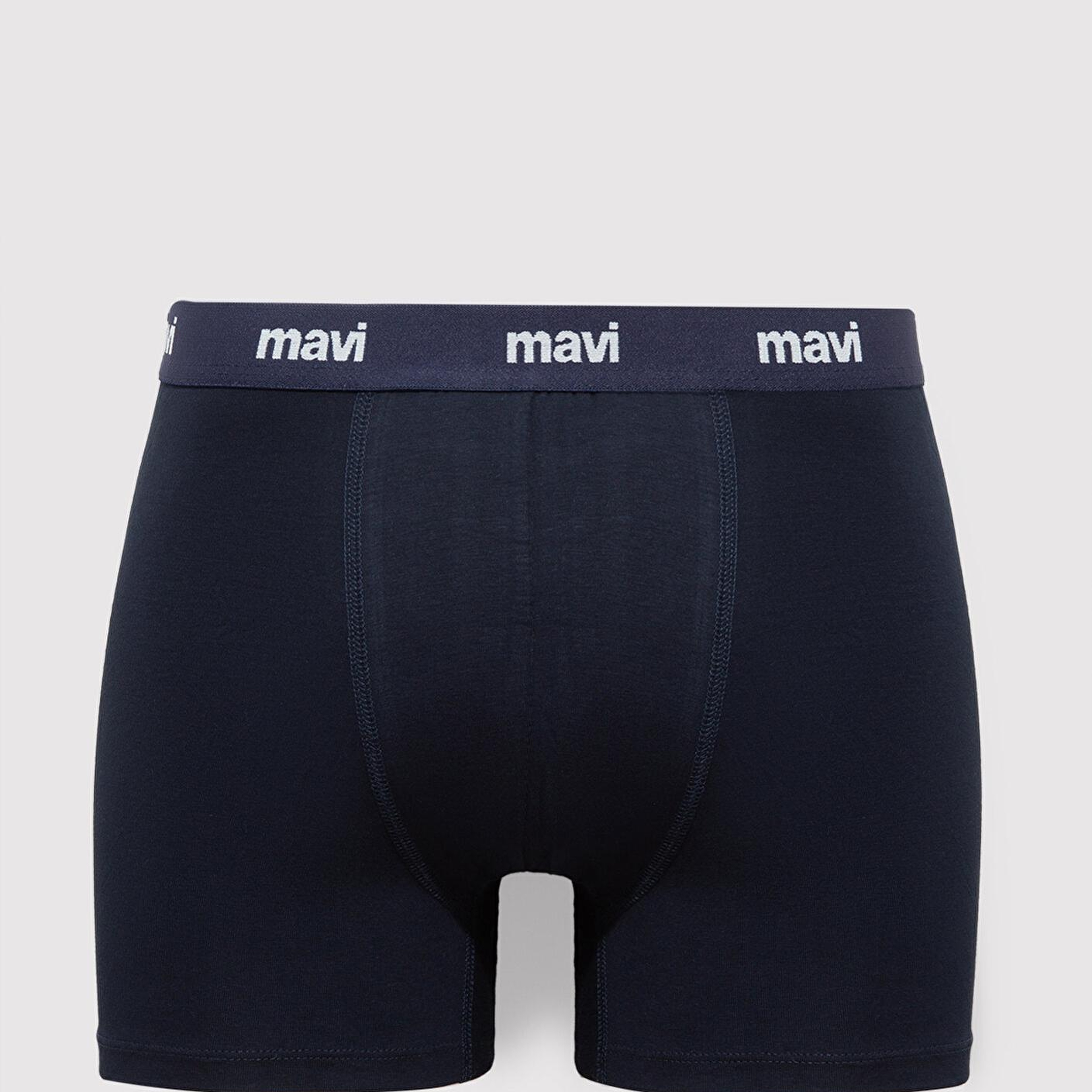 Mavi 3lü Lacivert Boxer 0910616-900