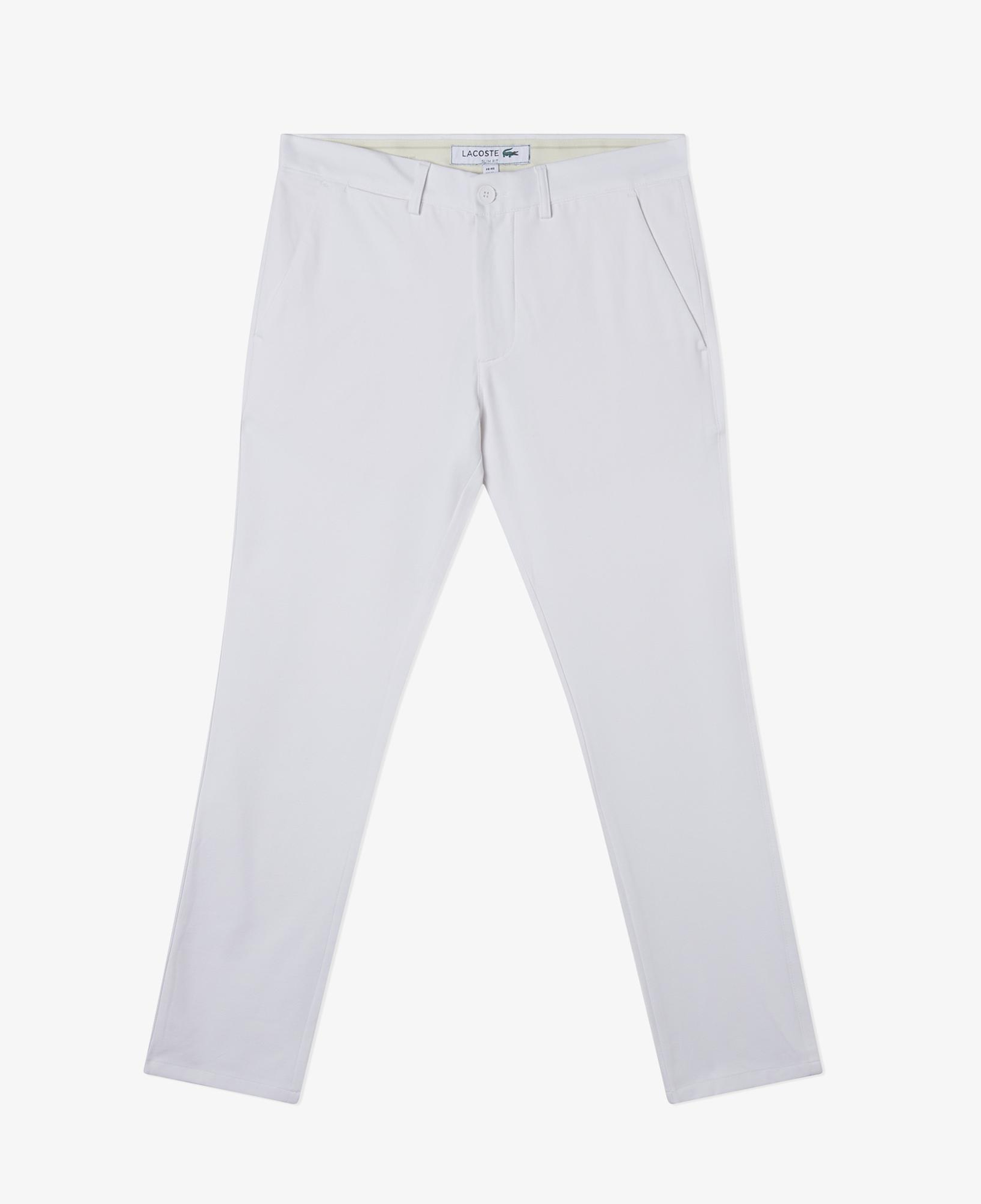 Lacoste Erkek Slim Fit Chino Beyaz Pantolon
