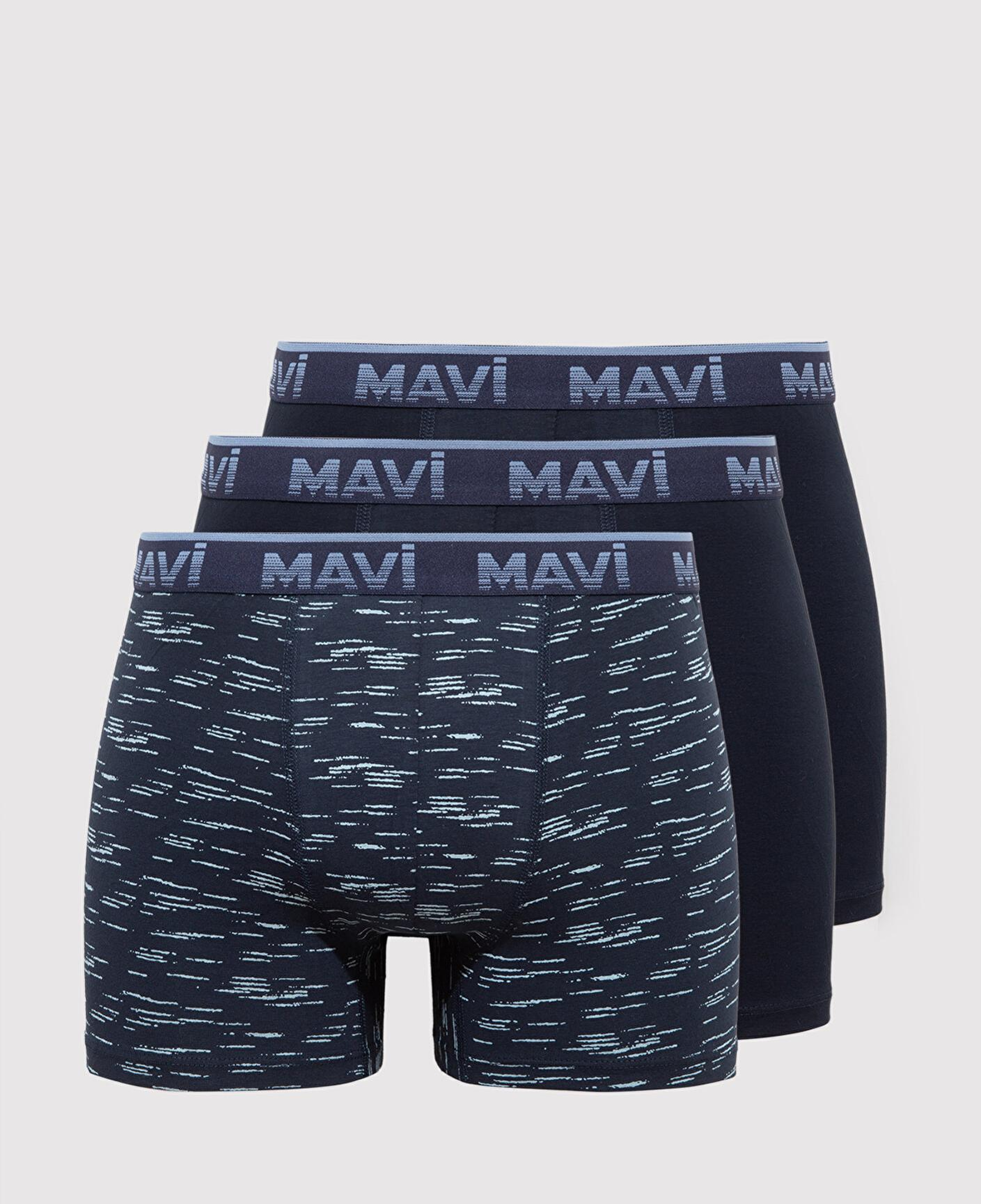 Mavi 3lü Lacivert Boxer 0910612-83097