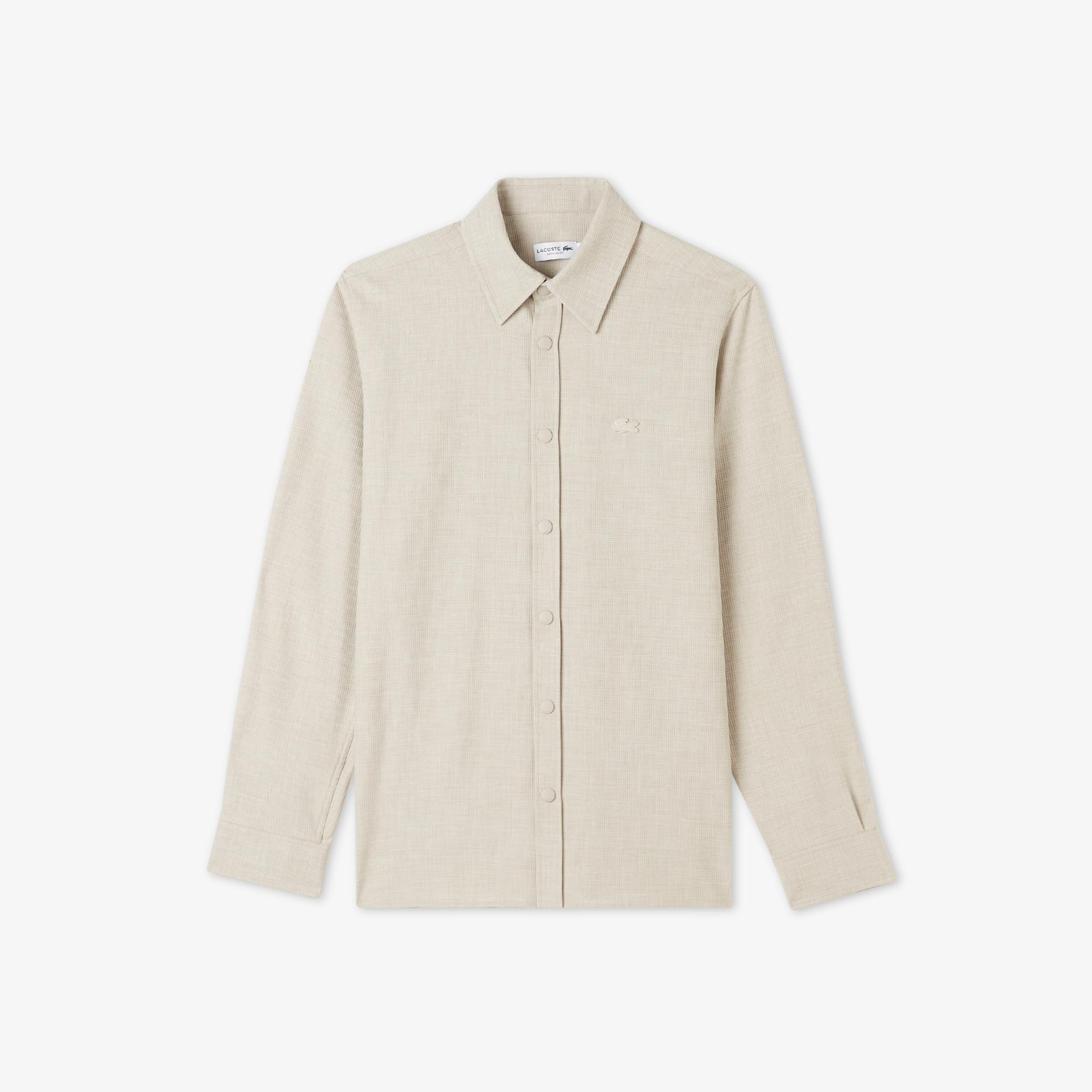 Lacoste Erkek Regular Fit Bej Gömlek