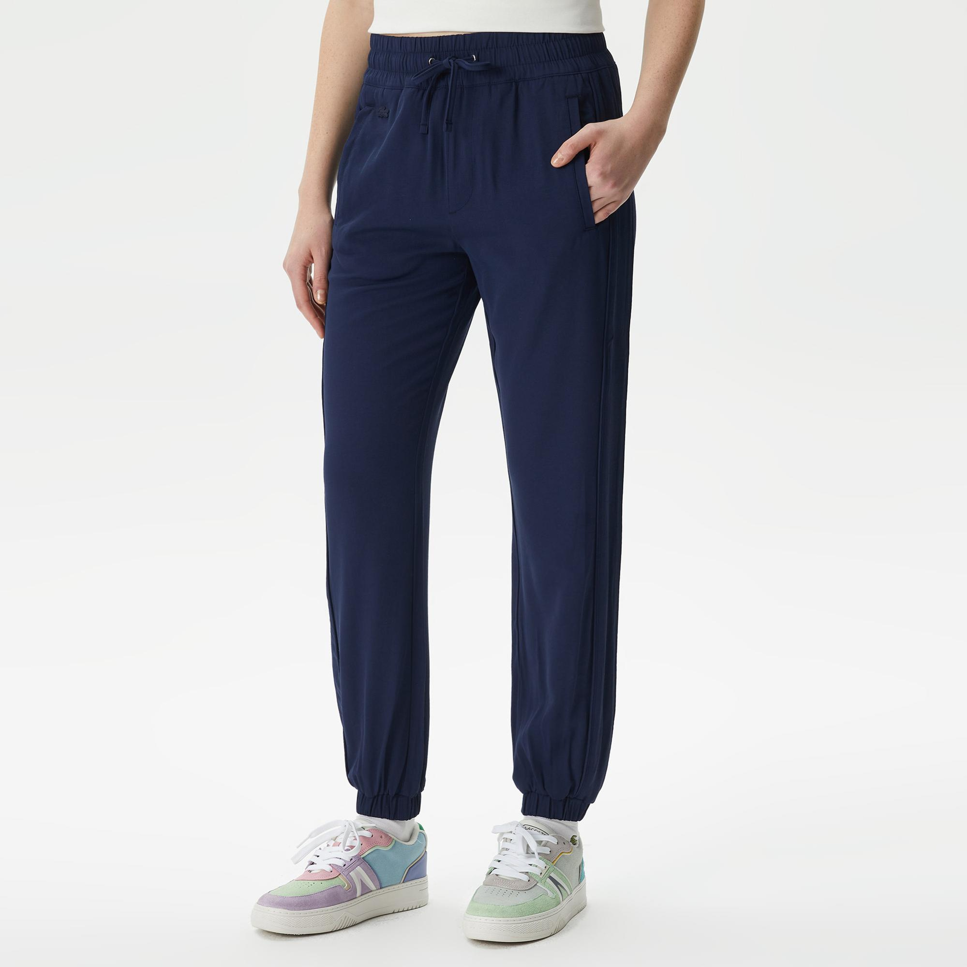 Lacoste Kadın Lacivert Pantolon
