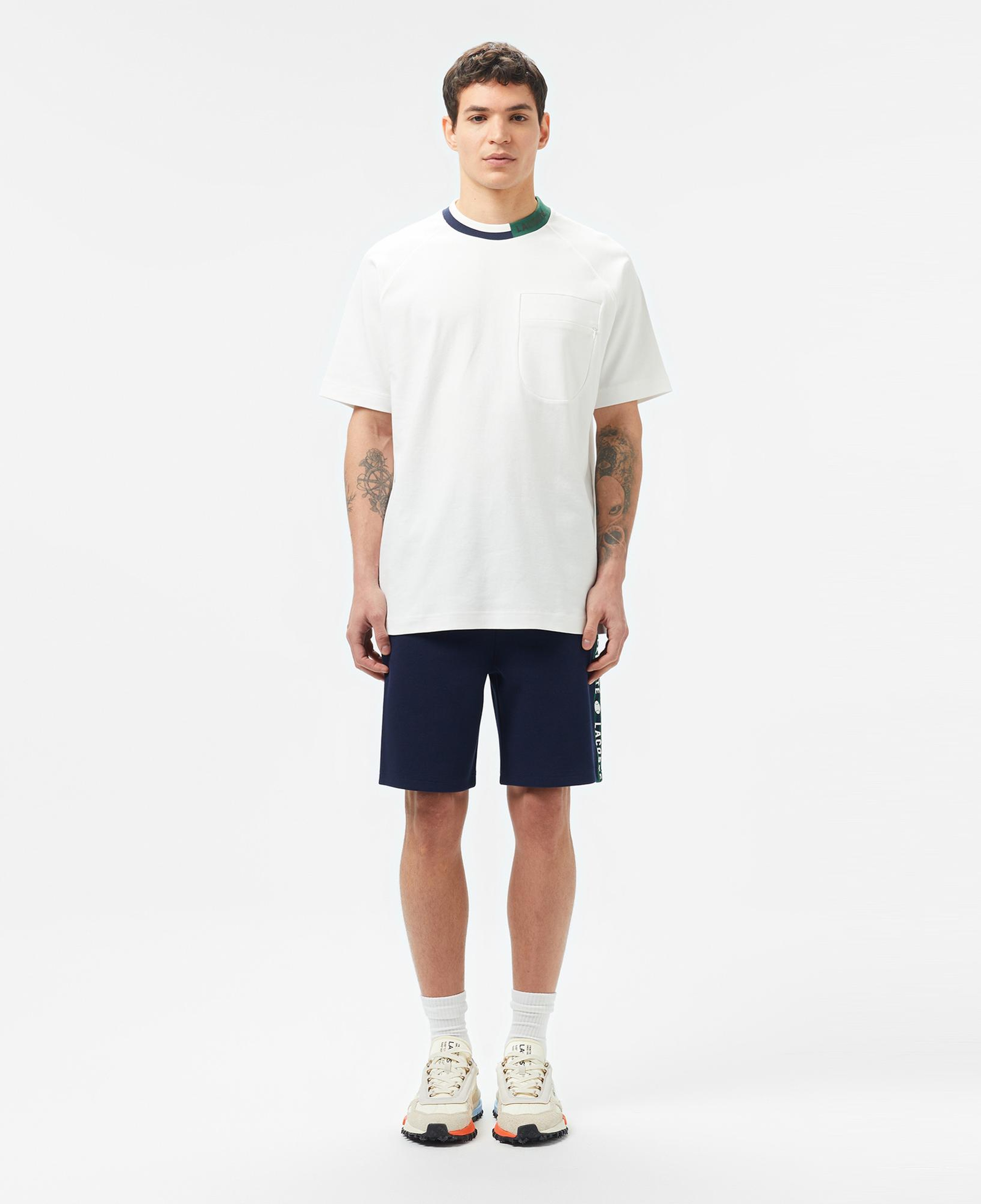 Lacoste Erkek Regular Fit Baskılı Lacivert Şort