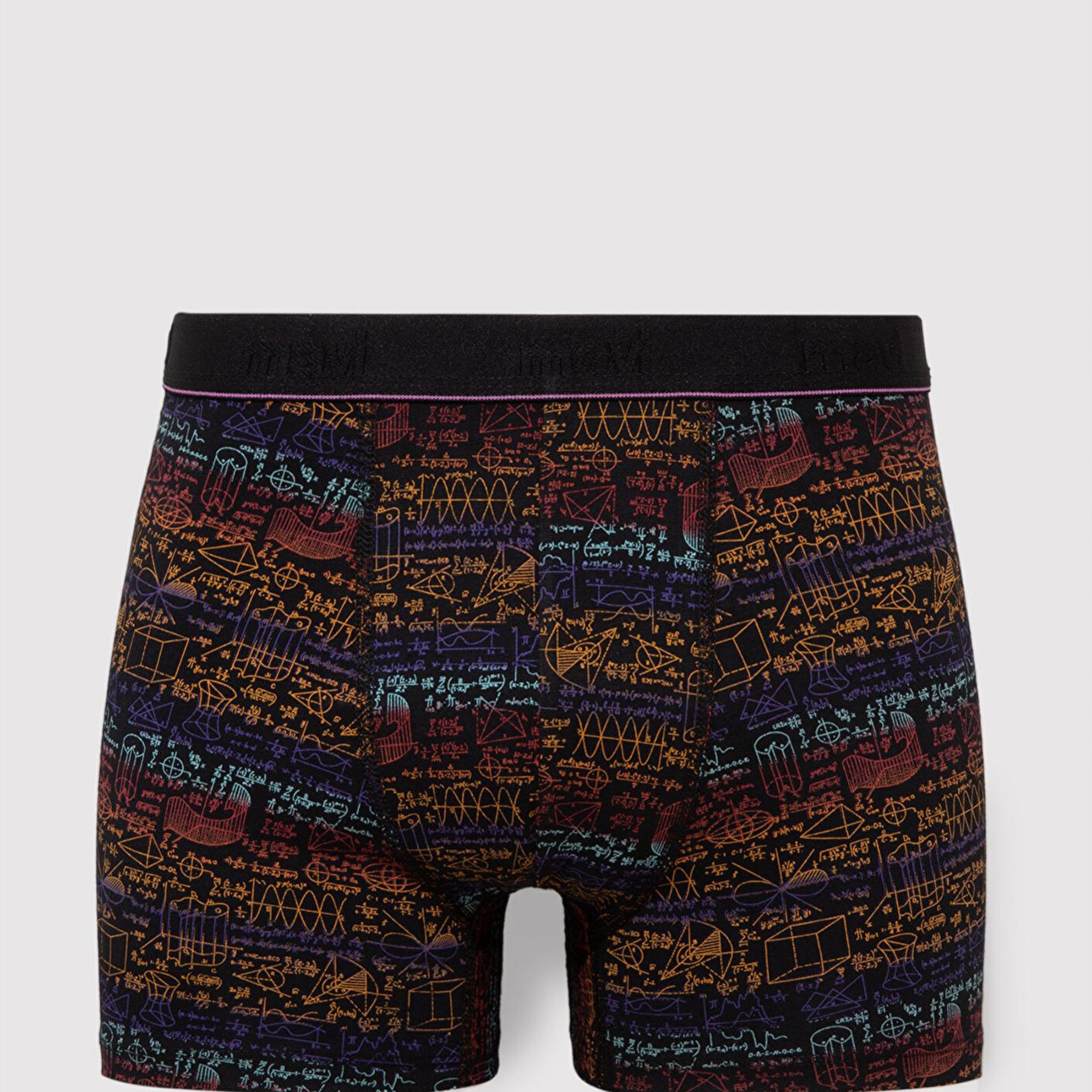 Mavi Baskılı Siyah Boxer 0910456-900