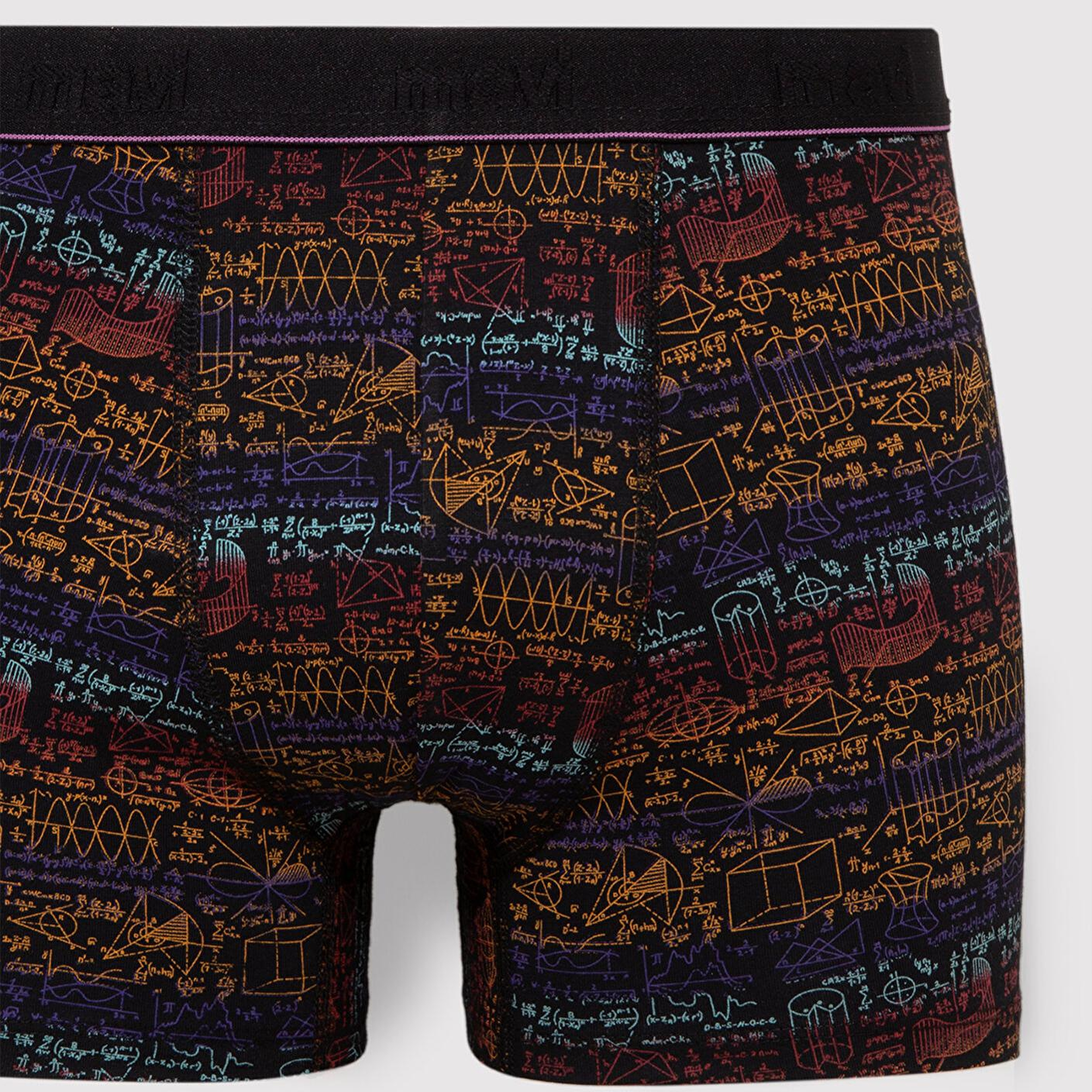 Mavi Baskılı Siyah Boxer 0910456-900